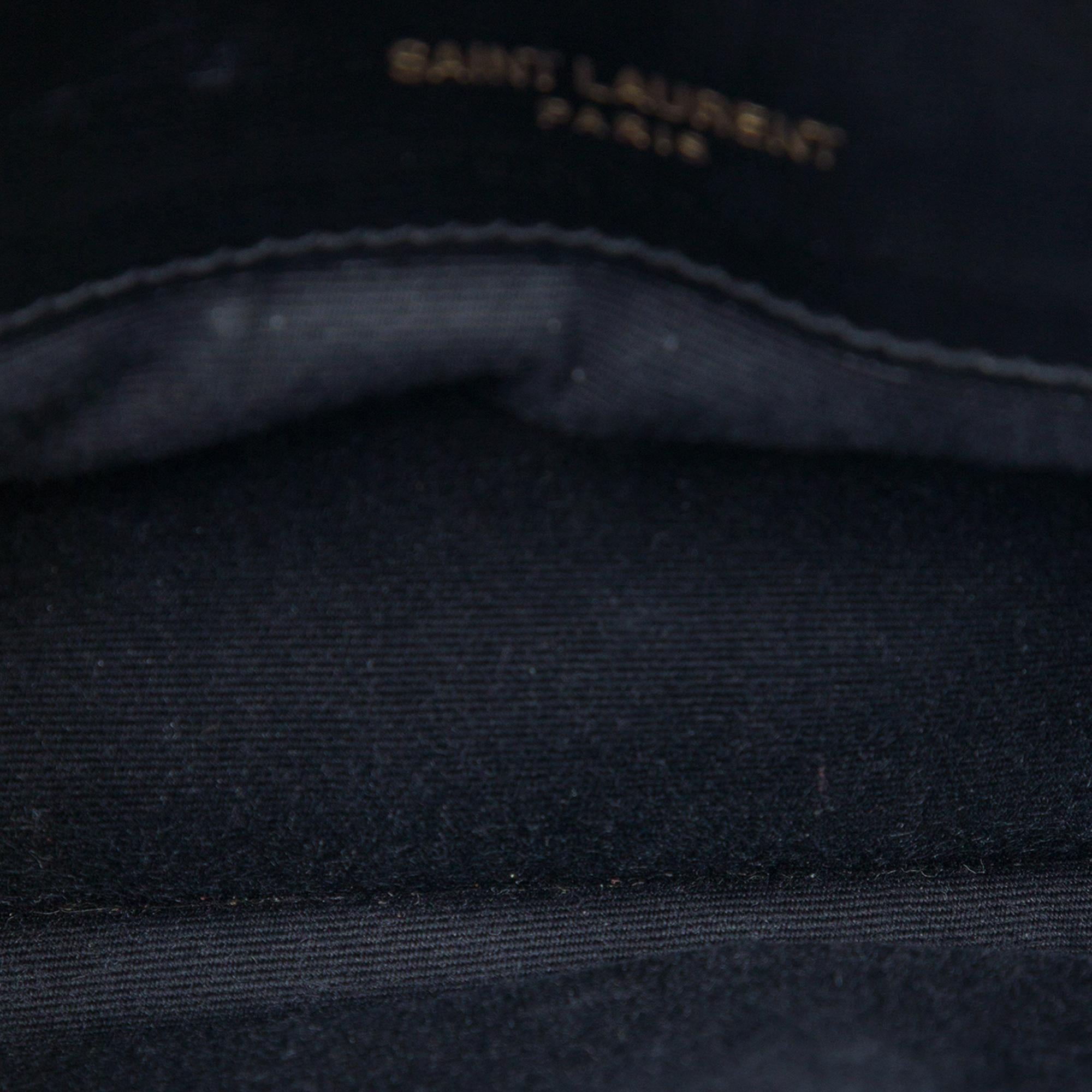 Saint Laurent Smooth Calfskin Monogram Cassandre Phone Holder