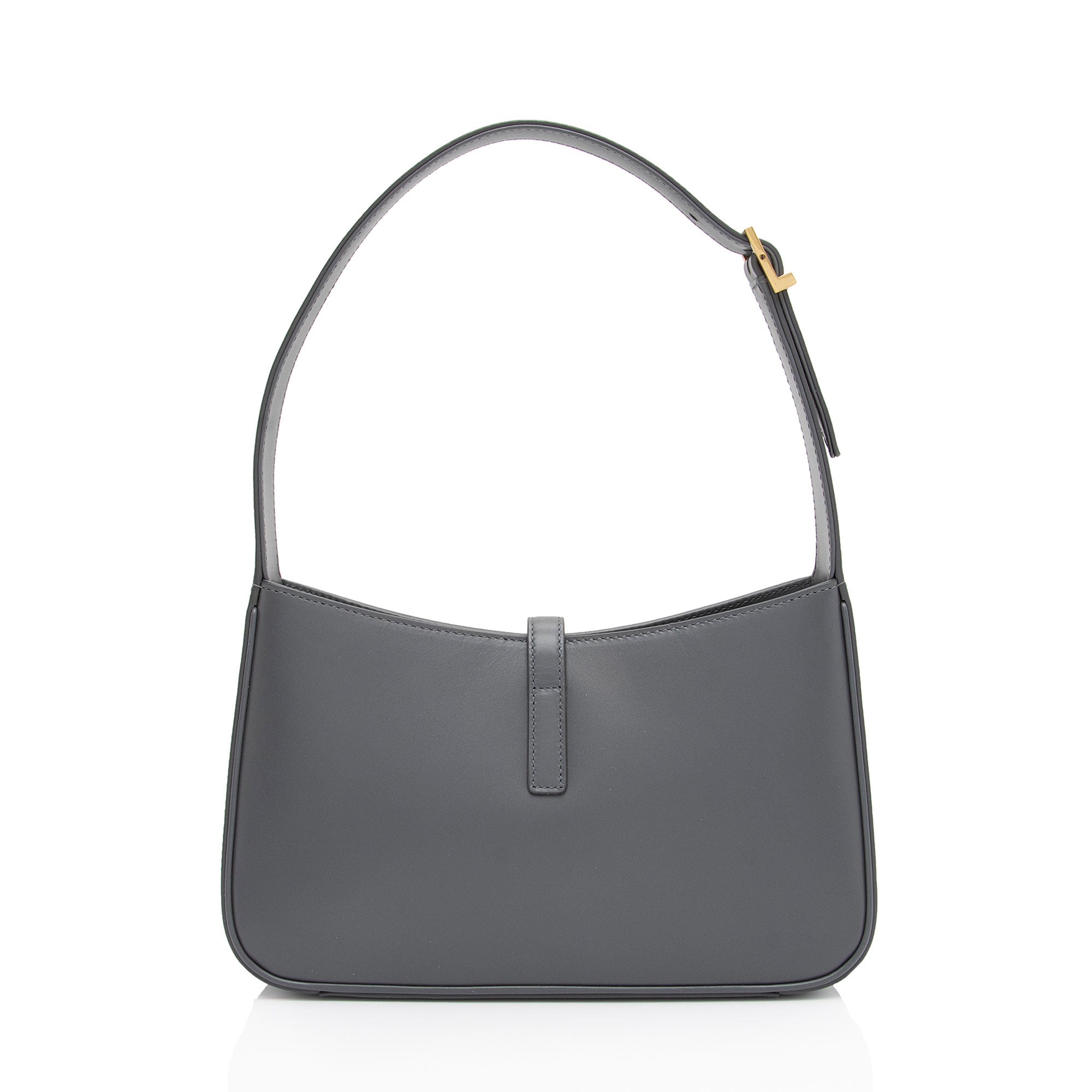 Saint Laurent Smooth Calfskin Monogram Le 5 A 7 Hobo (SHF-tZcioe)