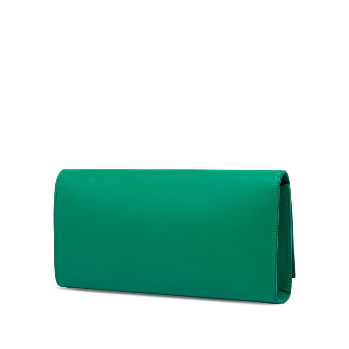 Saint Laurent Smooth Leather Cassandre Clutch