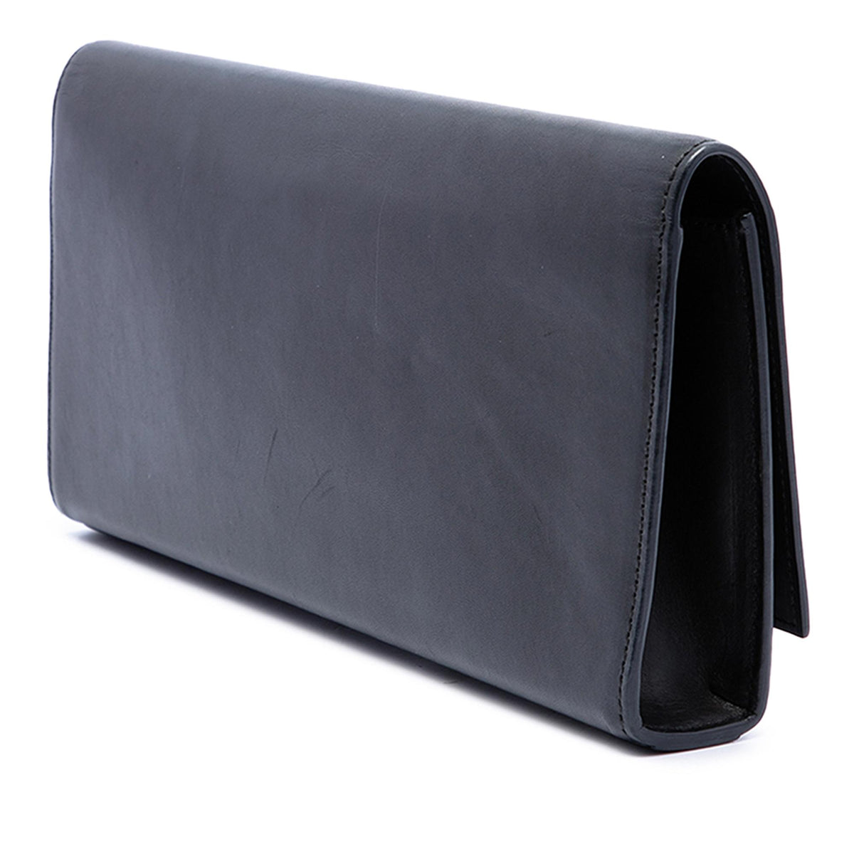 Saint Laurent Smooth Leather Cassandre Clutch