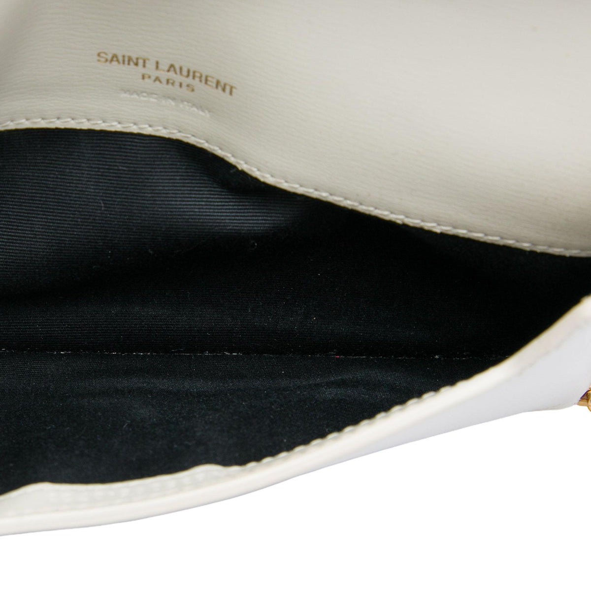 Saint Laurent Smooth Leather Cassandre Phone Holder