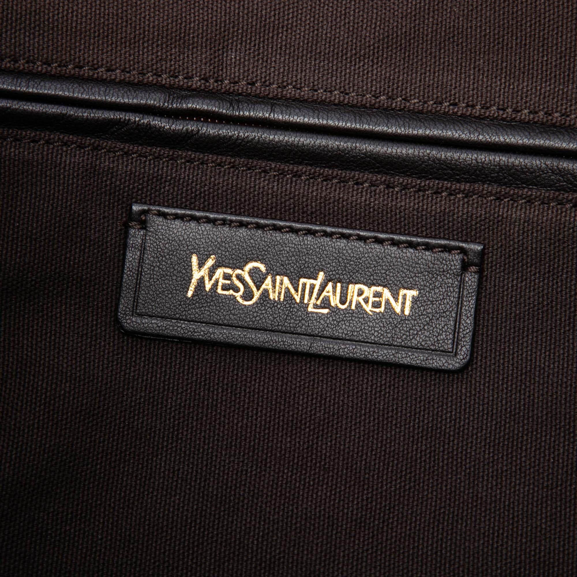Saint Laurent Studded Calfskin Roady Hobo