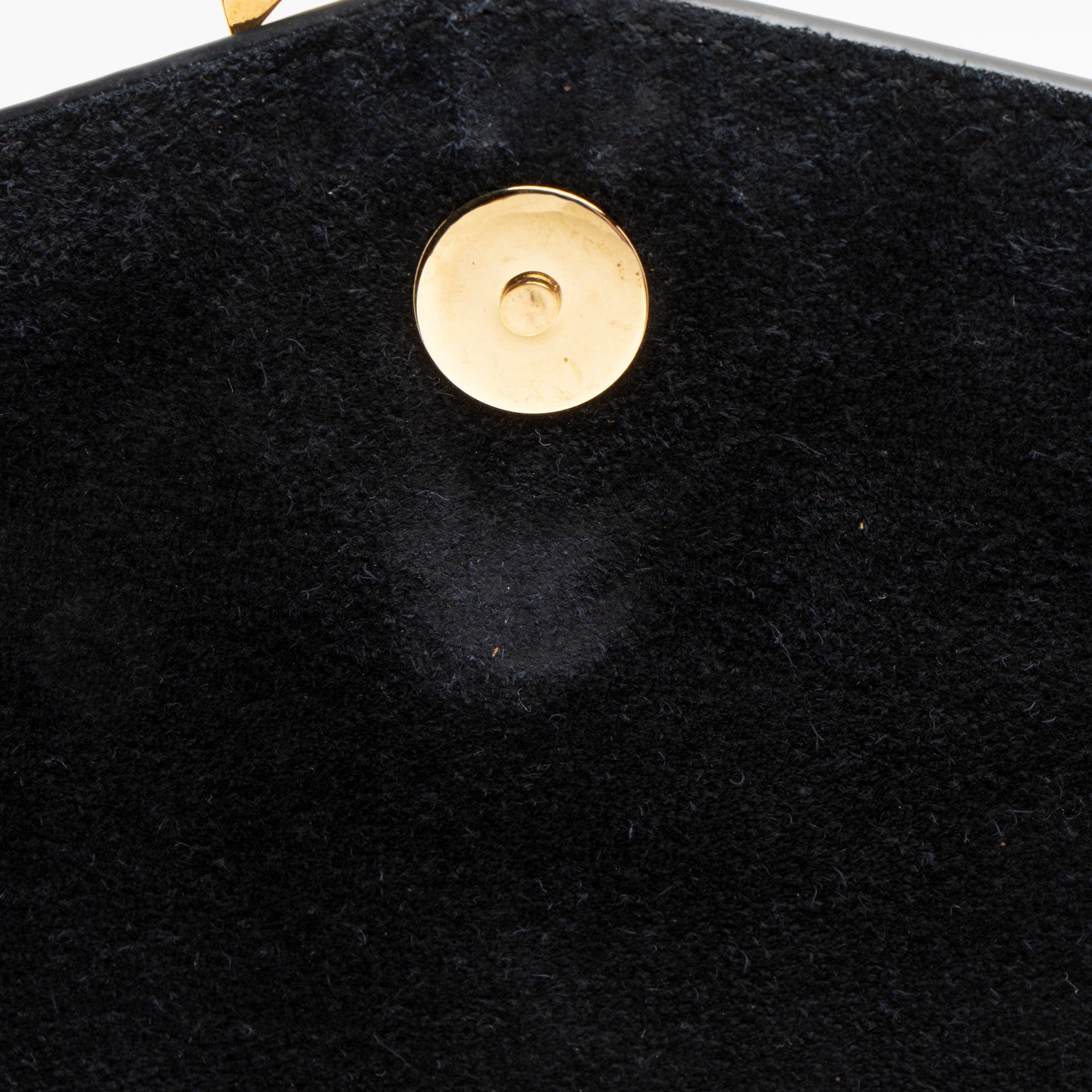 Saint Laurent Studded Suede Monogram Sulpice Medium Shoulder Bag