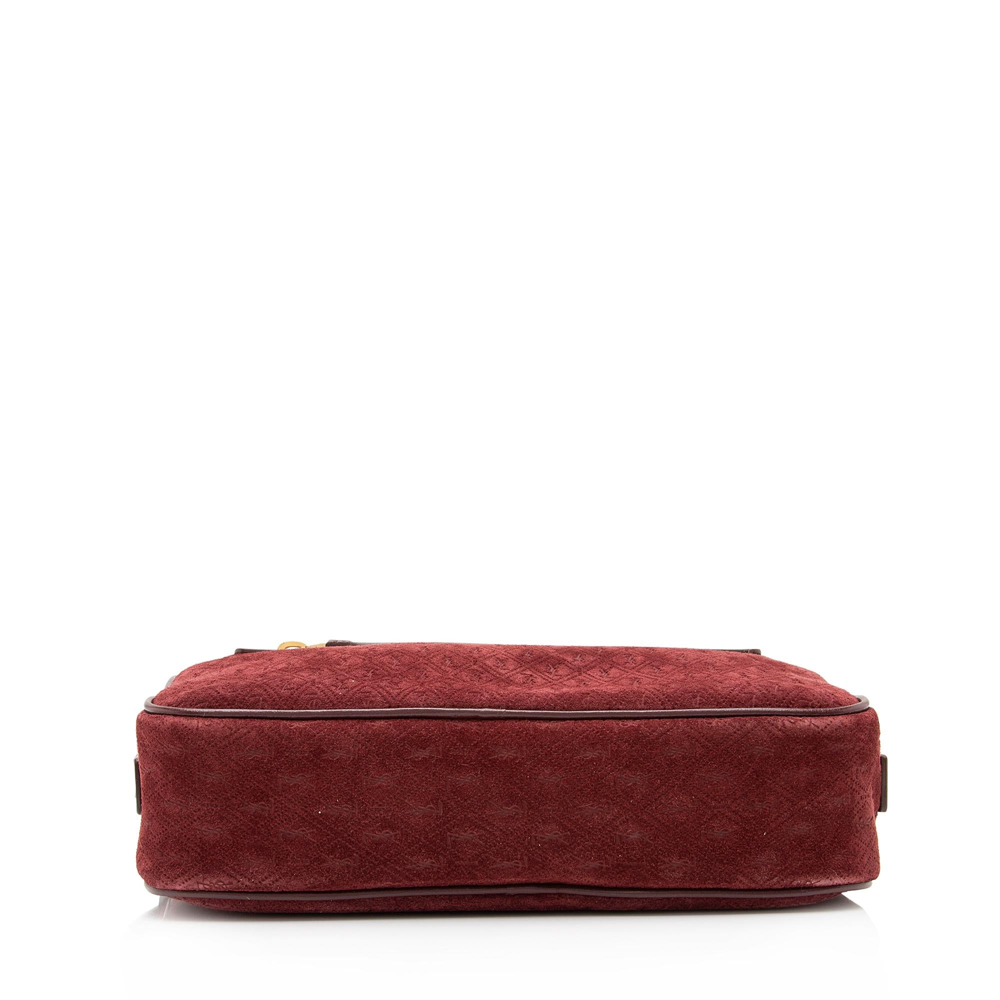 Saint Laurent Suede Le Monogramme Camera Bag (SHF-PE4ejK)