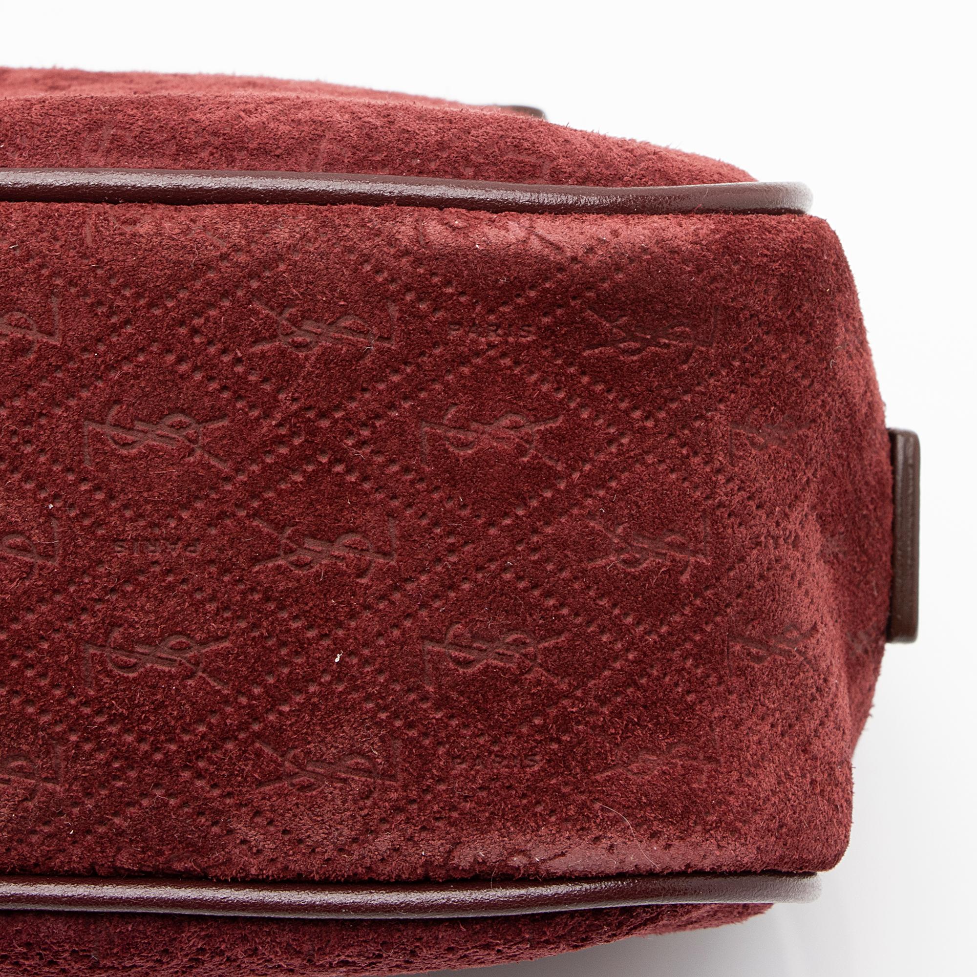 Saint Laurent Suede Le Monogramme Camera Bag (SHF-PE4ejK)