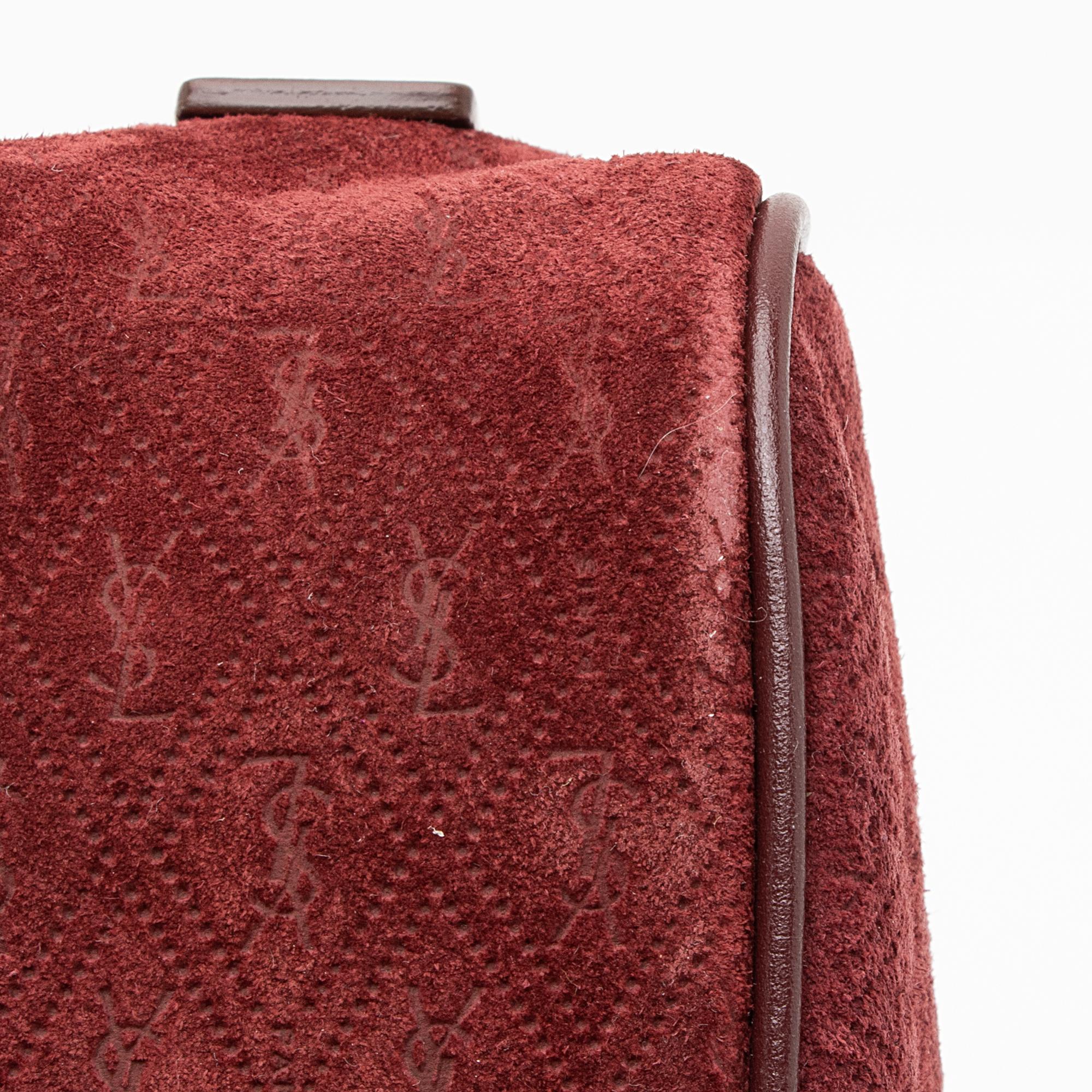 Saint Laurent Suede Le Monogramme Camera Bag (SHF-PE4ejK)