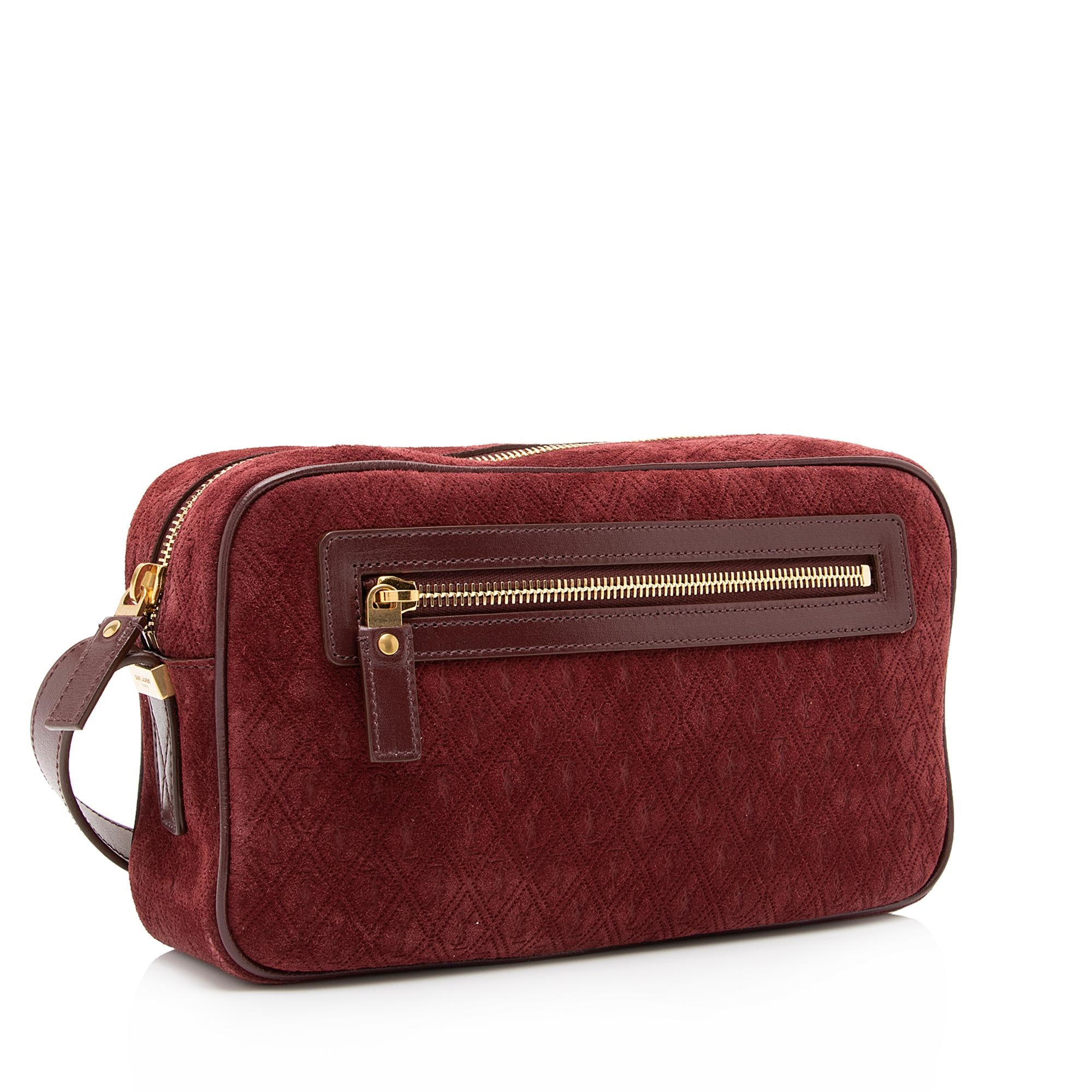 Saint Laurent Suede Le Monogramme Camera Bag (SHF-PE4ejK)