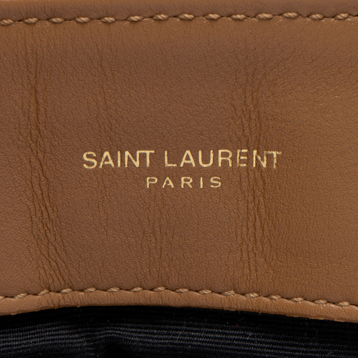 Saint Laurent Suede Monogram LouLou Chain Medium Shoulder Bag