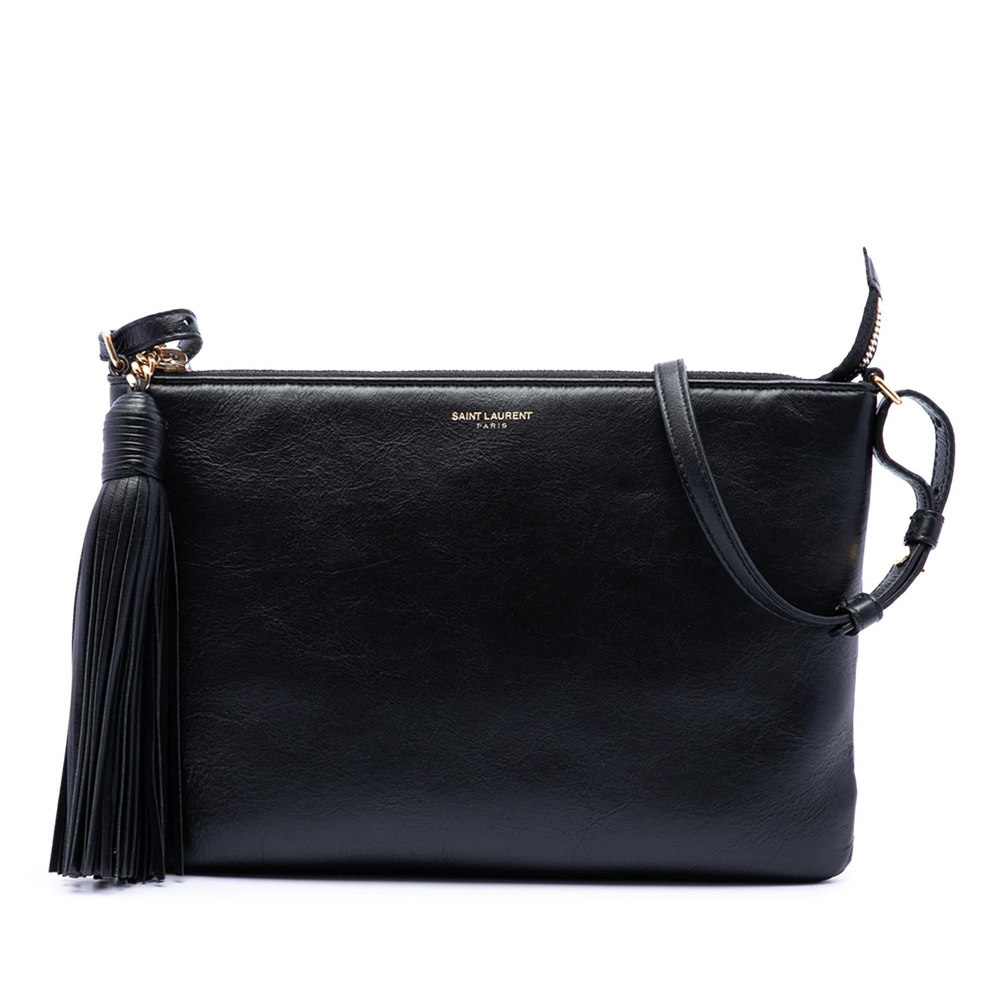 Saint Laurent Teen Calfskin Monogram Crossbody