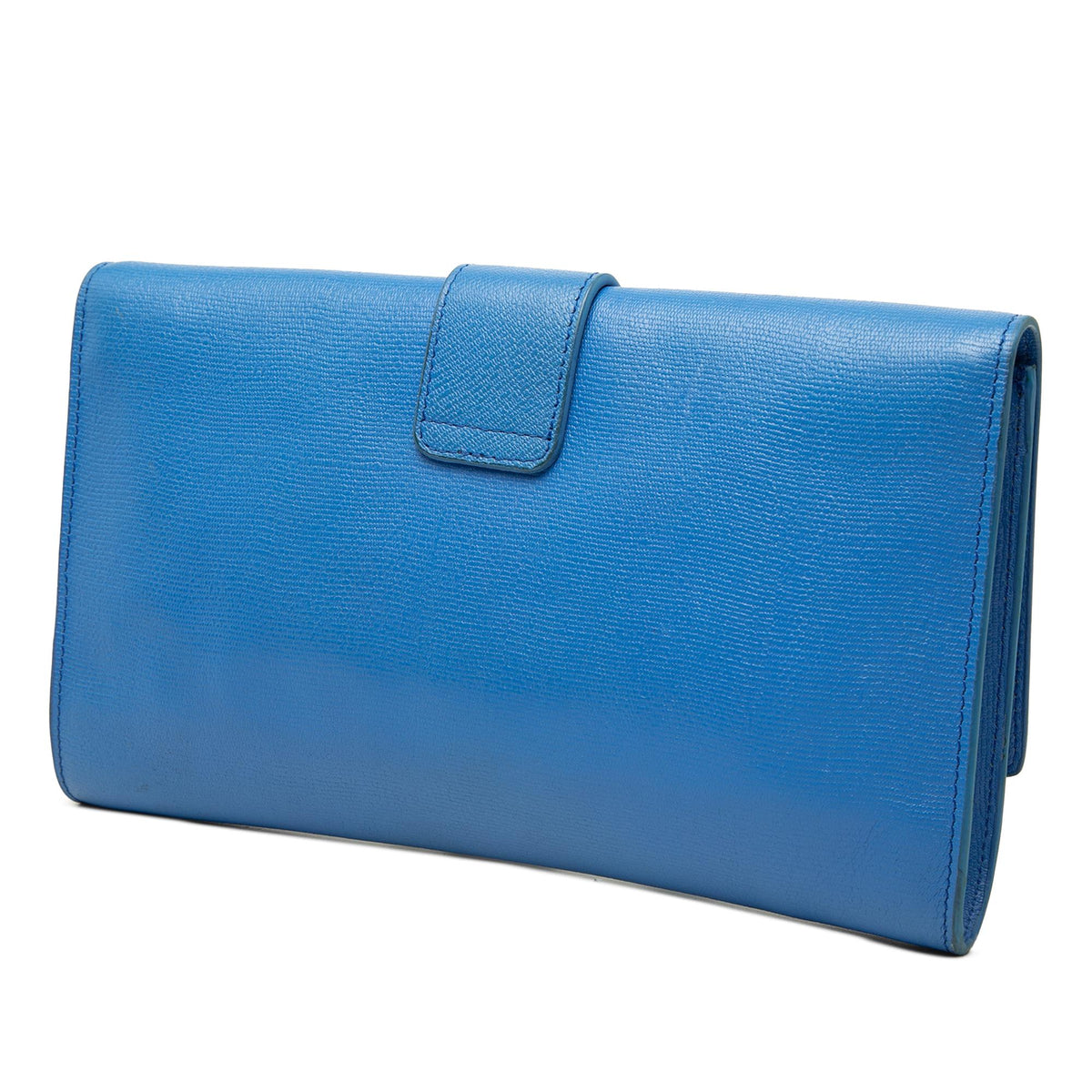 Saint Laurent Textured Leather Chyc Ligne Clutch