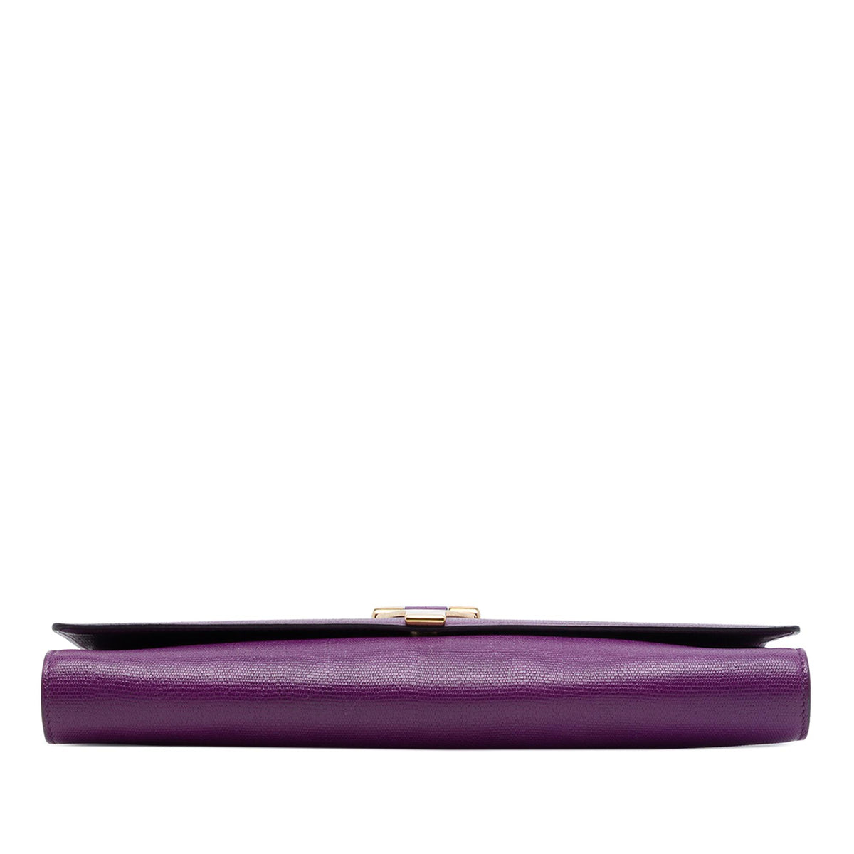 Saint Laurent Textured Leather Chyc Ligne Clutch