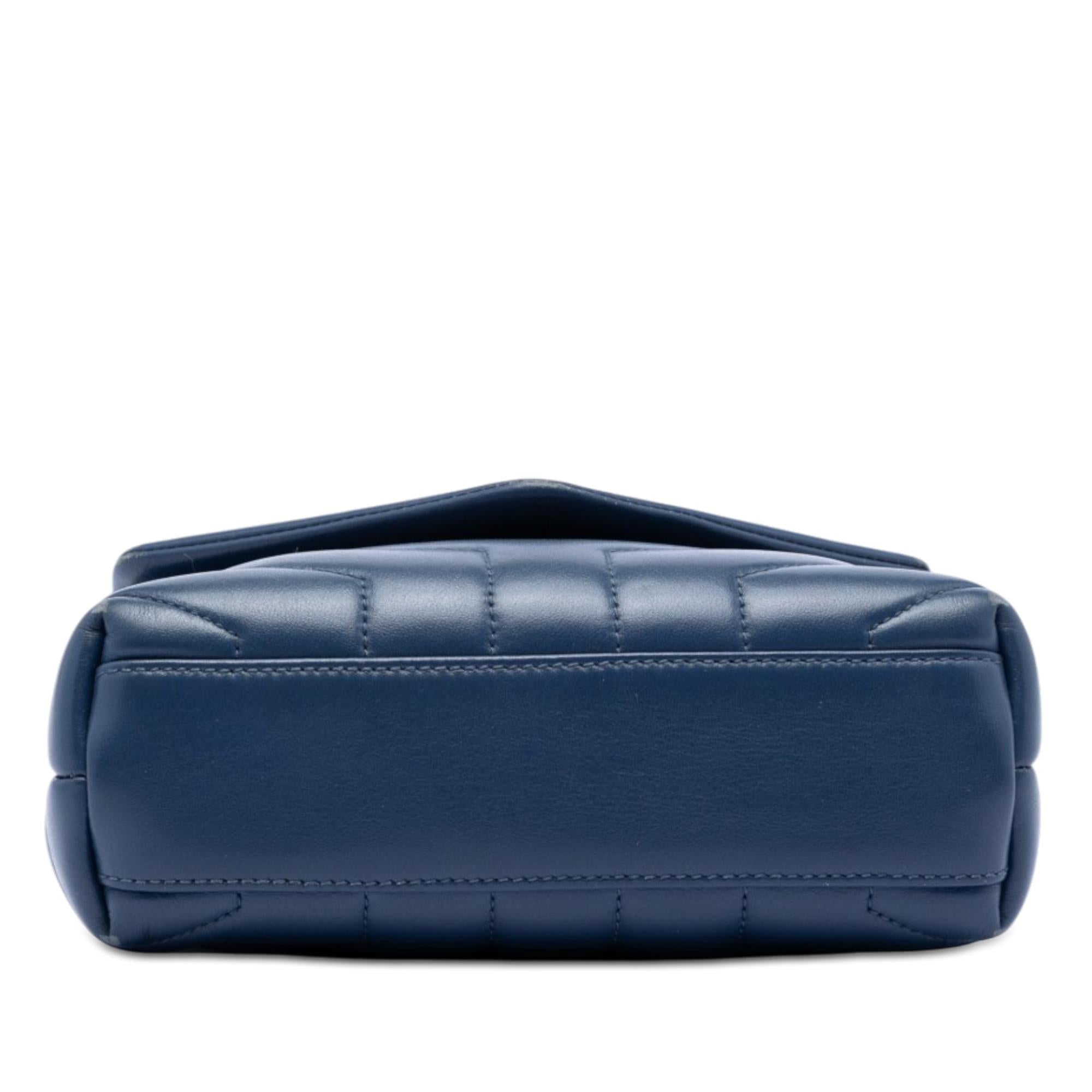 Saint Laurent Toy Matelasse Calfskin Monogram LouLou Crossbody