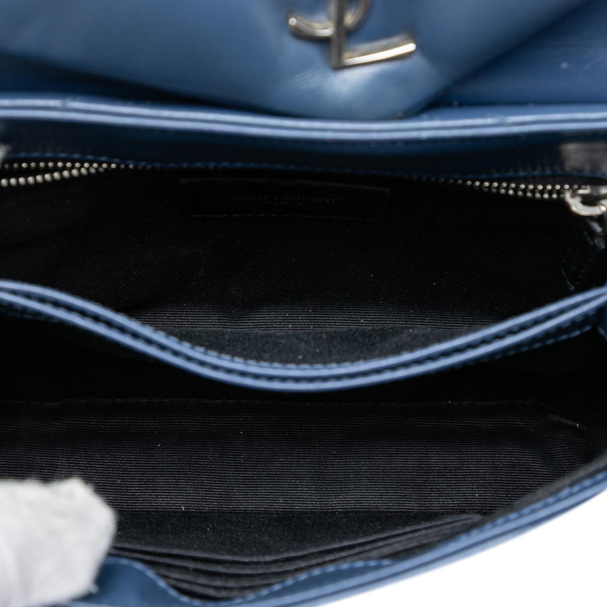 Saint Laurent Toy Matelasse Calfskin Monogram LouLou Crossbody