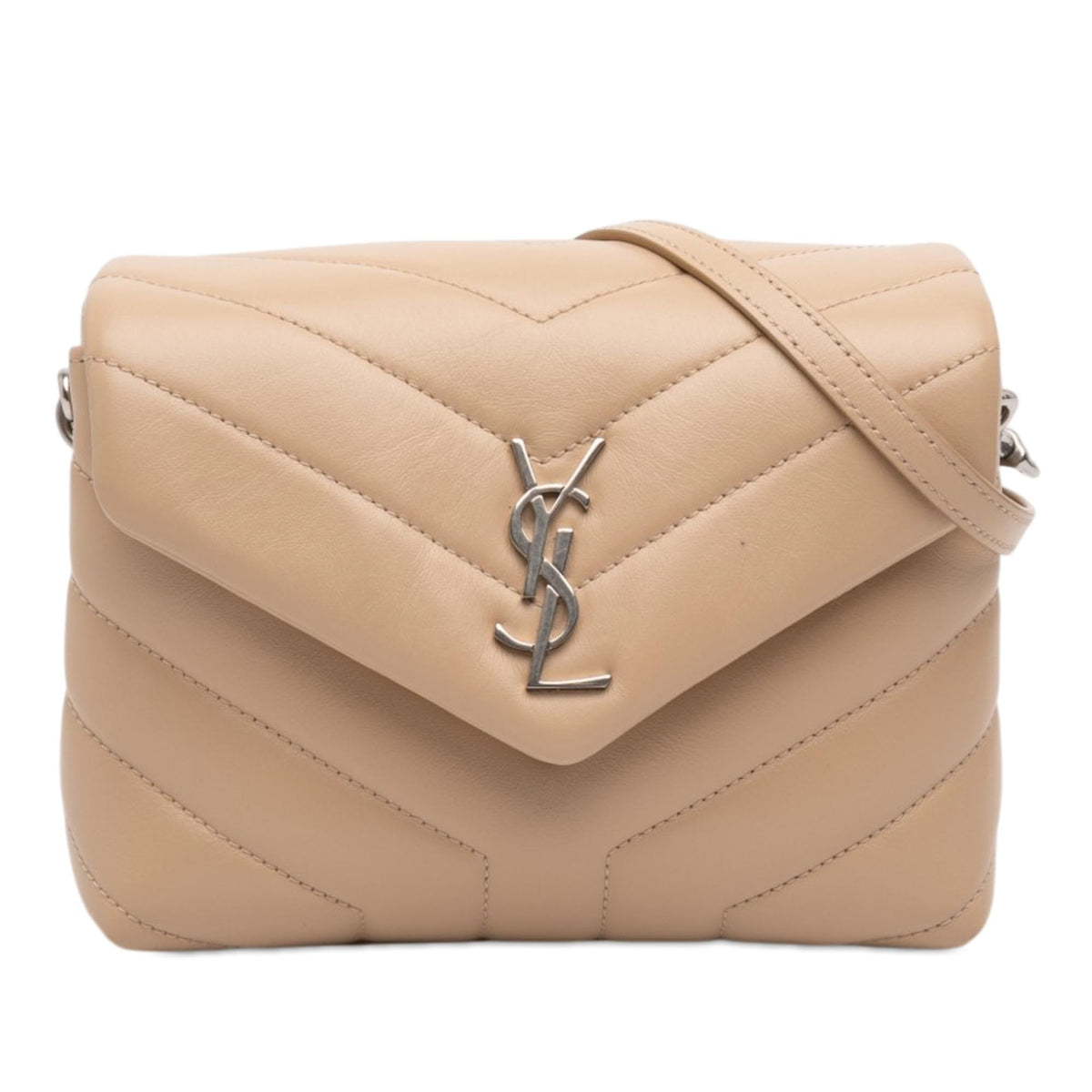 Saint Laurent Toy Matelasse Calfskin Monogram LouLou Crossbody