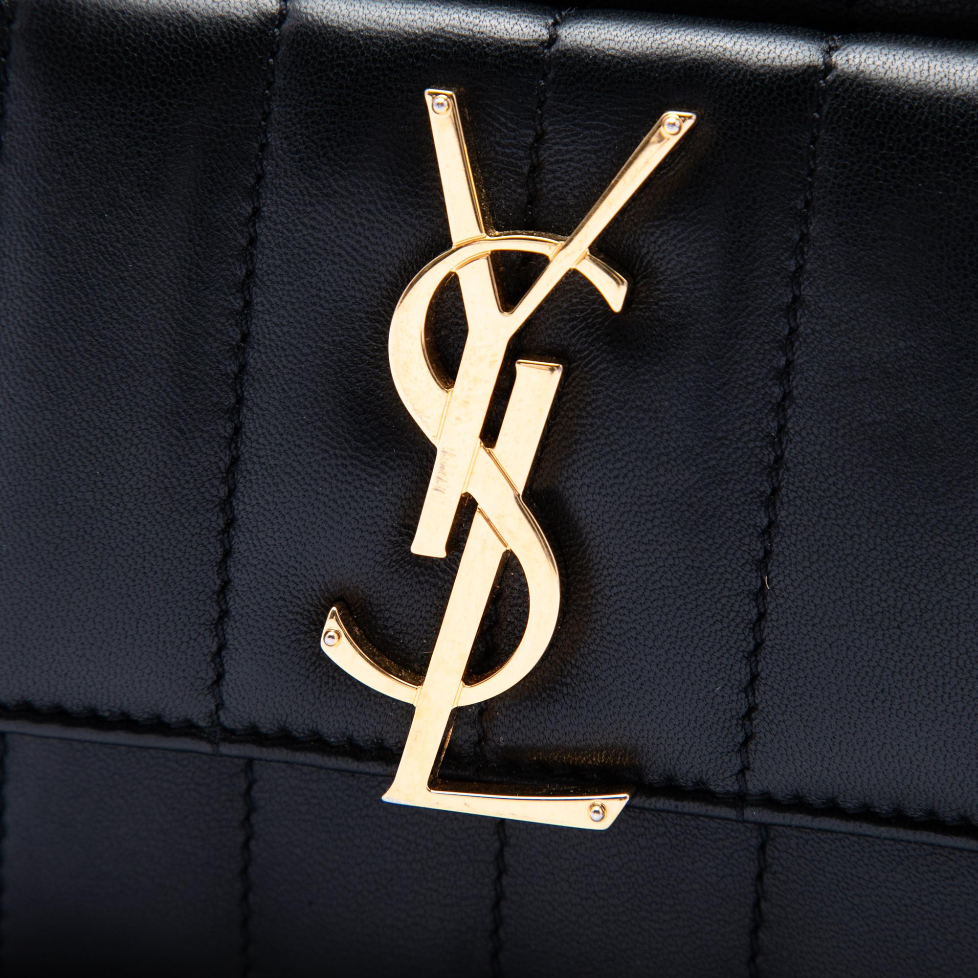Saint Laurent Toy Quilted Lambskin Vicky Camera Bag