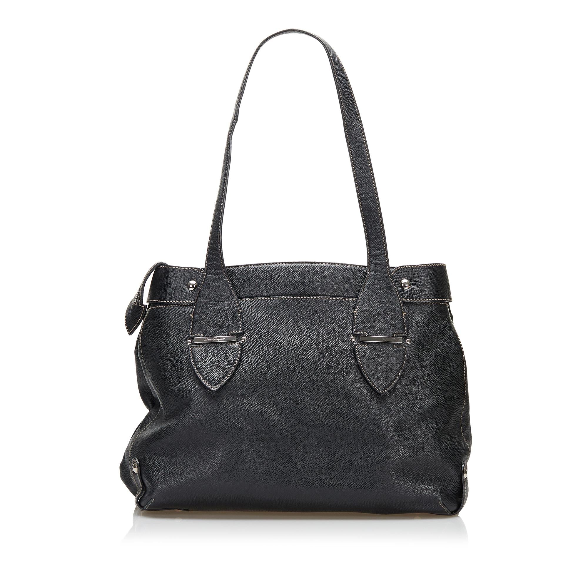 Salvatore Ferragamo Ganchini Tote (SHG-36650)