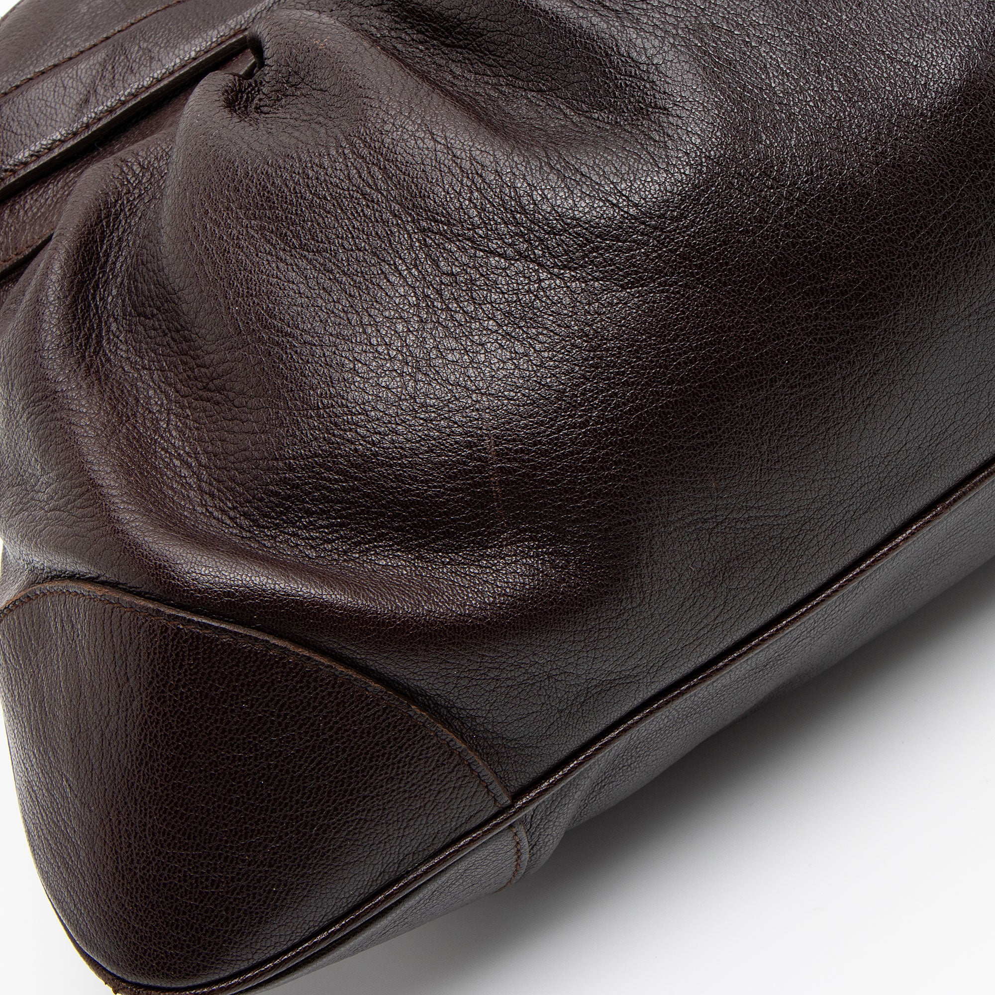 Salvatore Ferragamo Leather Gancini Marisa Satchel