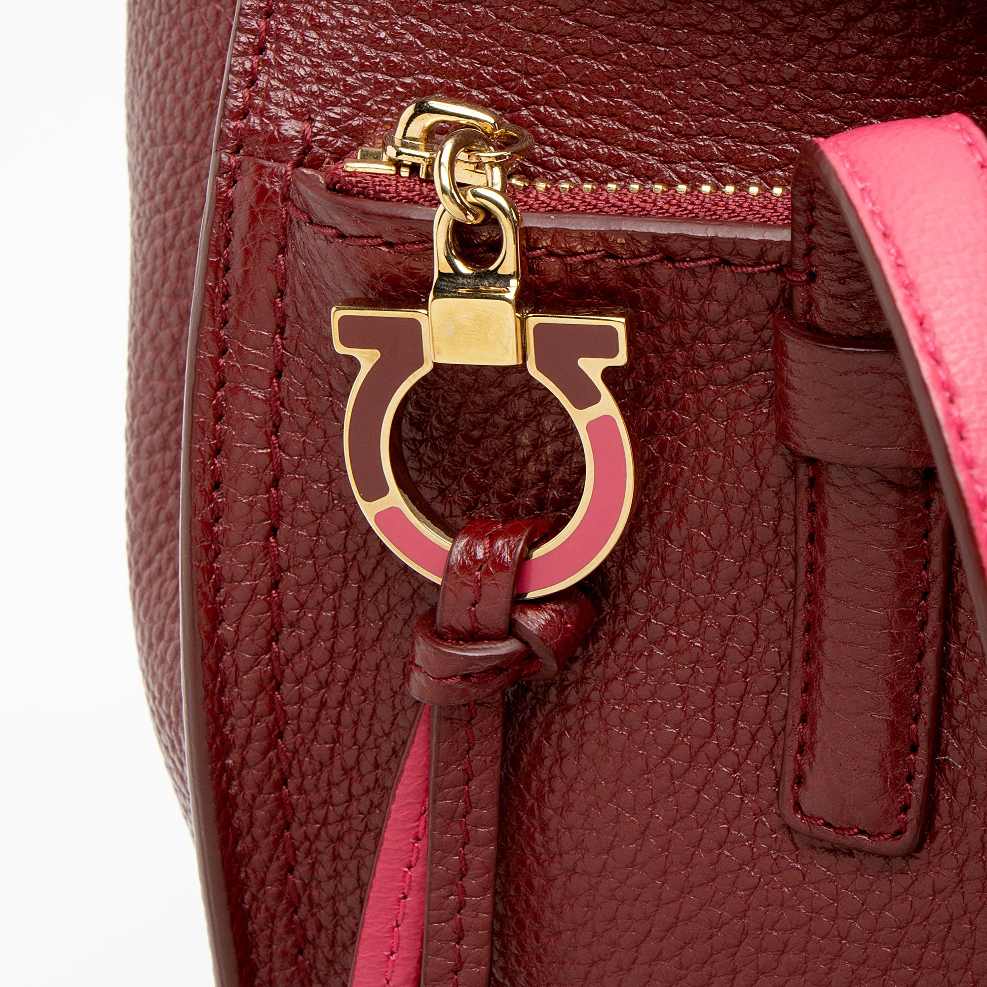 Salvatore Ferragamo Leather Amy Medium Tote