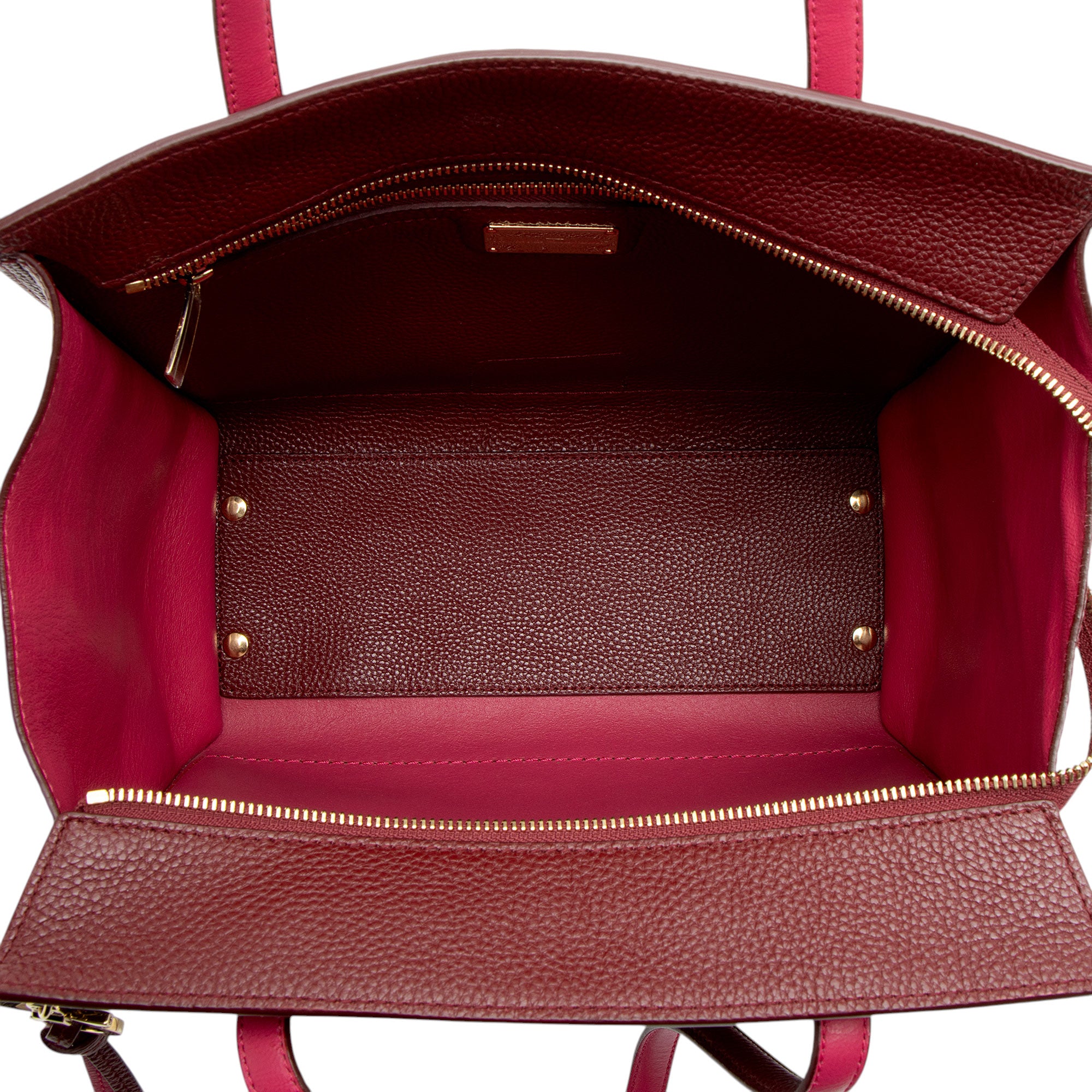 Salvatore Ferragamo Leather Amy Medium Tote