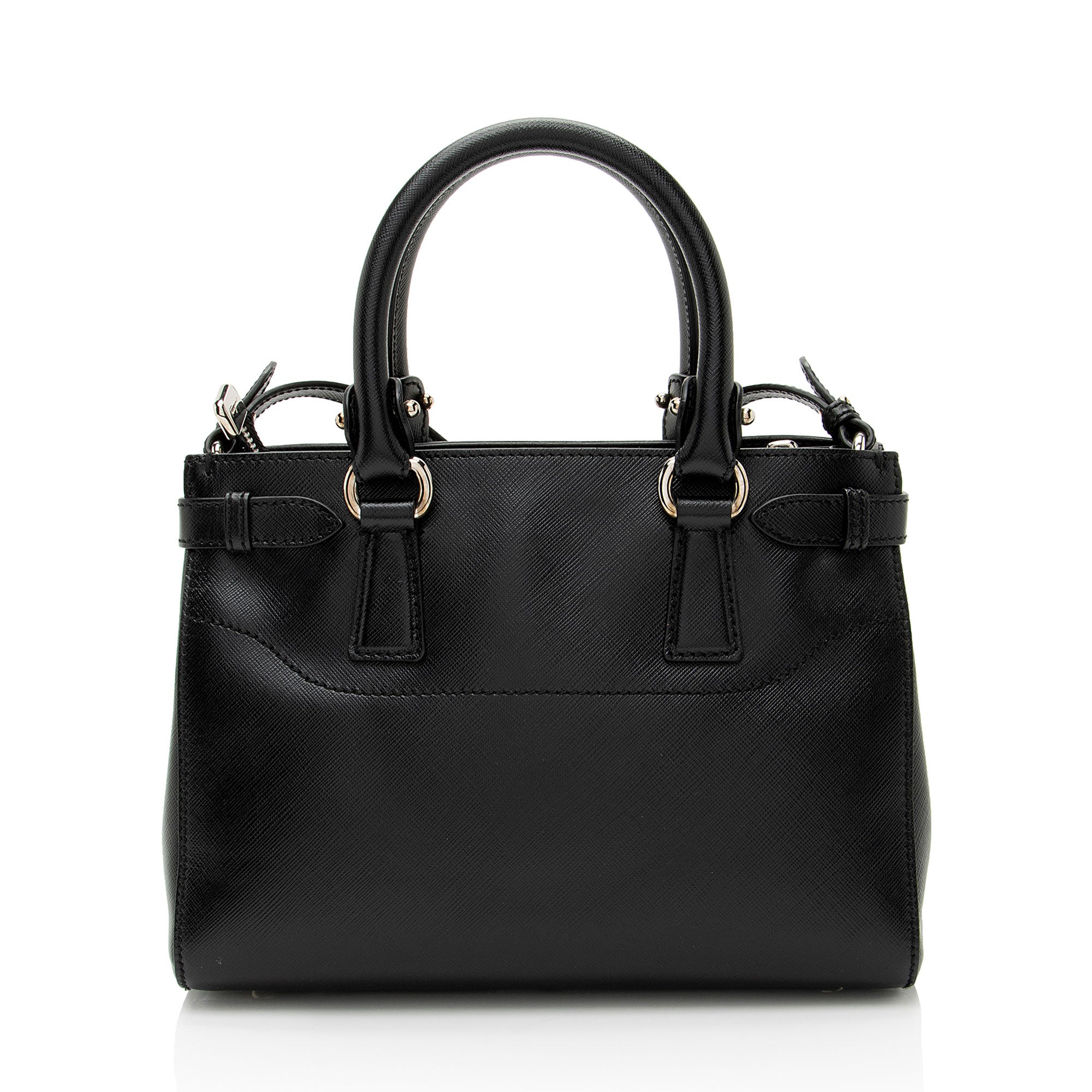 Salvatore Ferragamo Leather Batik Mini Tote