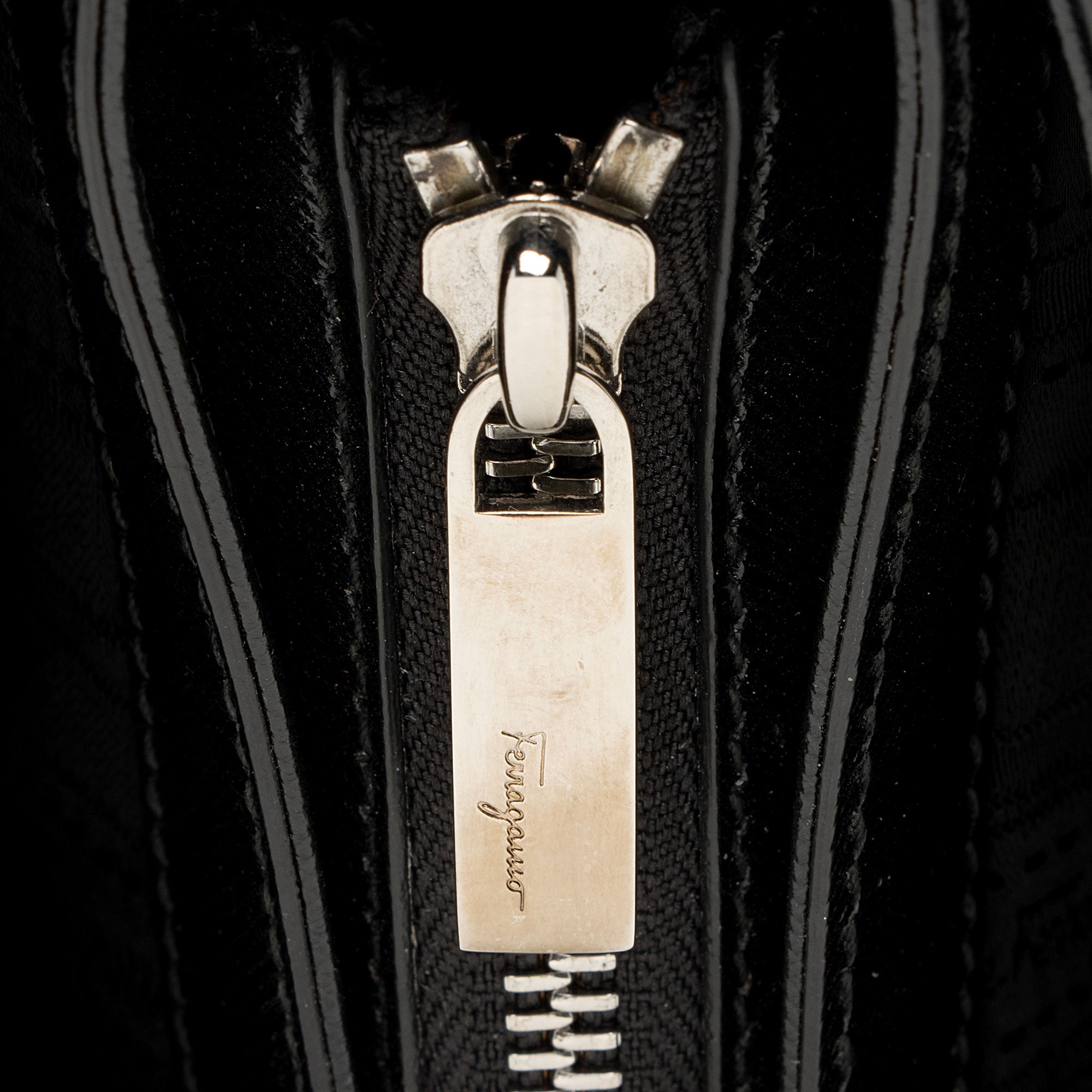 Salvatore Ferragamo Leather Batik Mini Tote