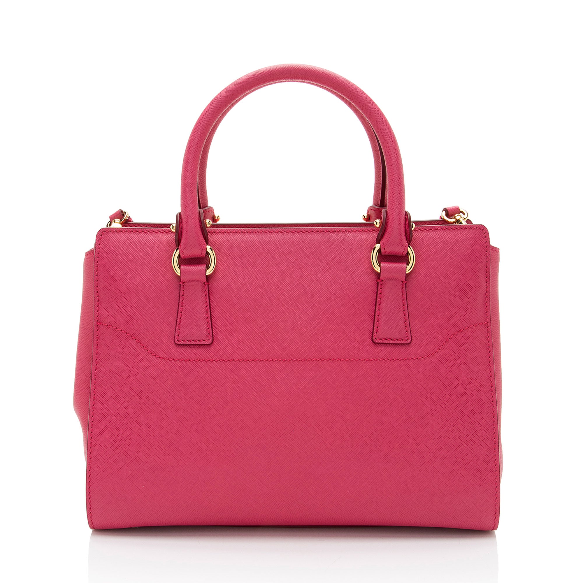 Salvatore Ferragamo Leather Double Gancio Small Tote