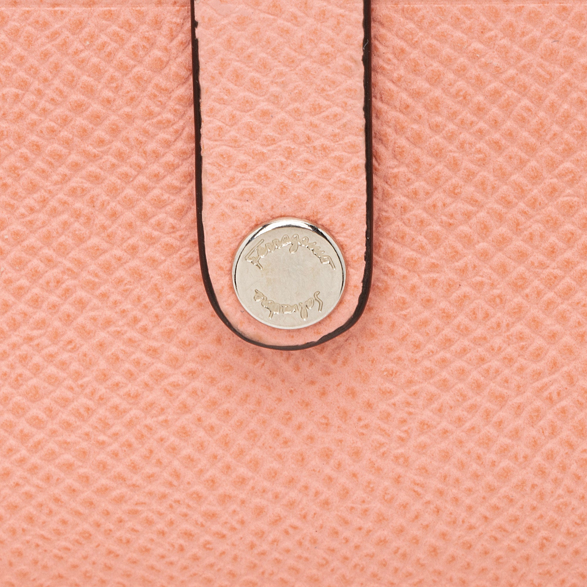 Salvatore Ferragamo Leather Gancini Card Holder on Chain