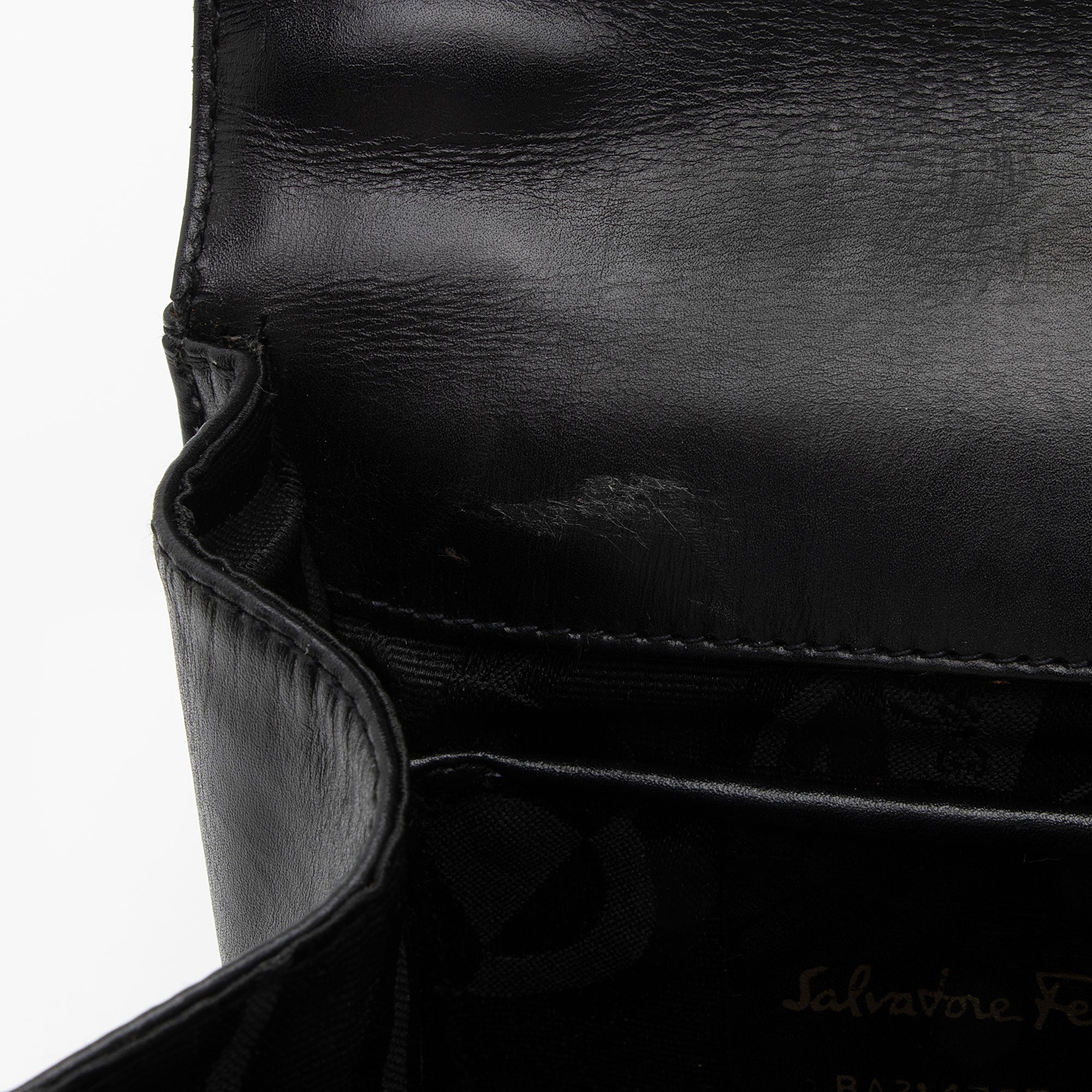 Salvatore Ferragamo Leather Gancini Convertible Small Top Handle Satchel (SHF-I9617r)