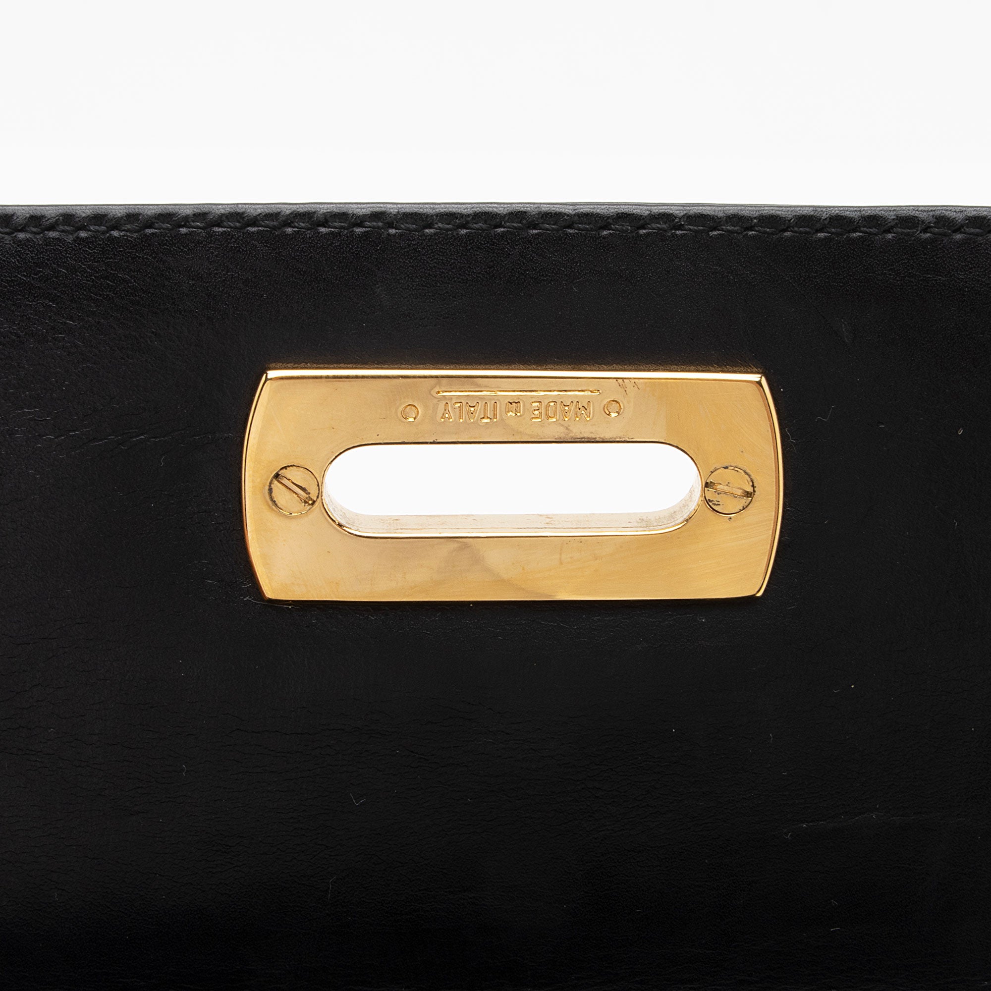 Salvatore Ferragamo Leather Gancini Convertible Small Top Handle Satchel (SHF-I9617r)