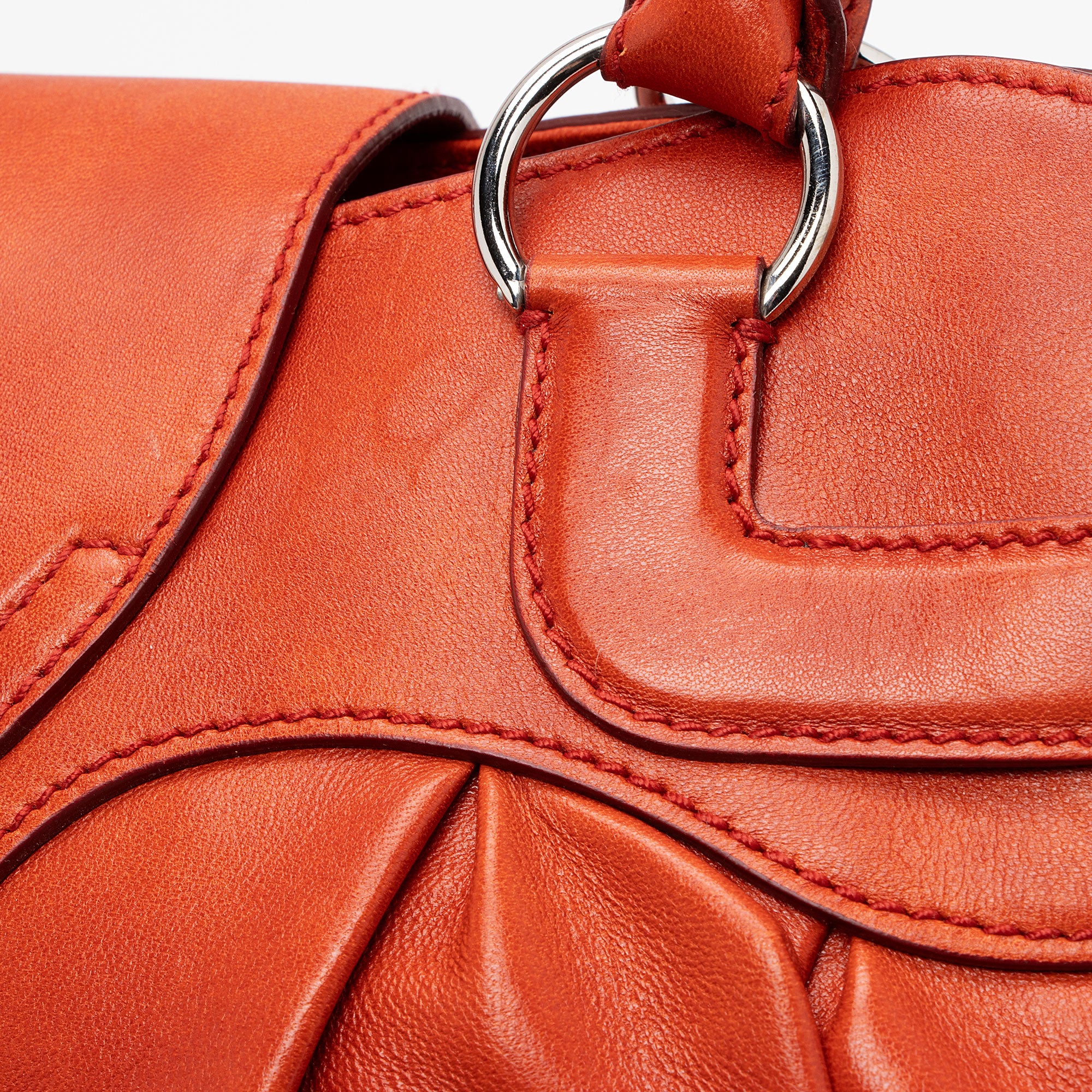 Salvatore Ferragamo Leather Gancini Marisa Satchel (SHF-Zmm7wo)