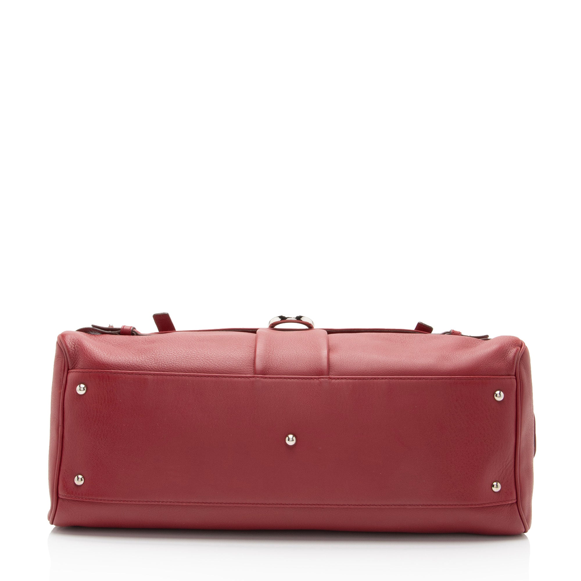 Salvatore Ferragamo Leather Gancini Marisa Satchel