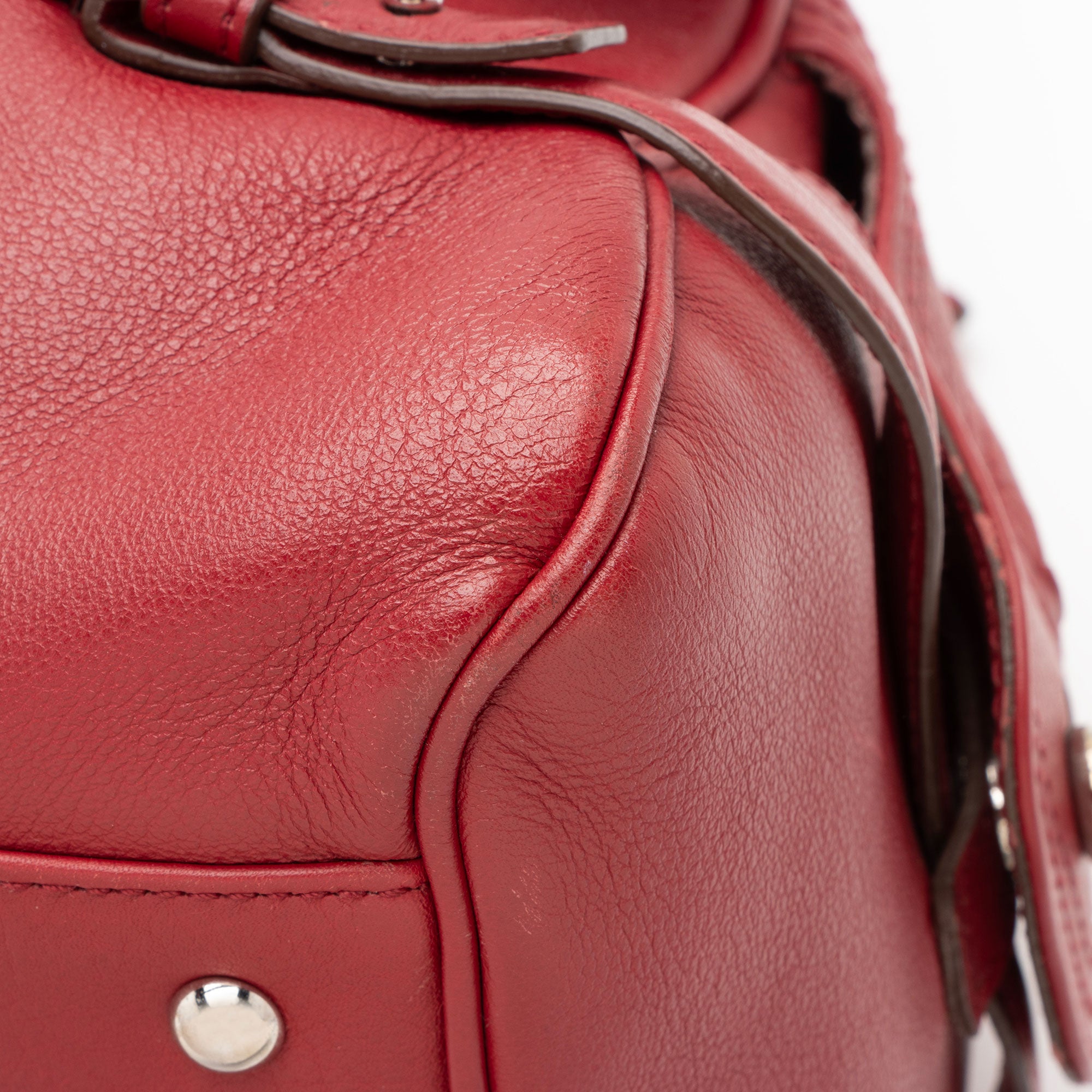 Salvatore Ferragamo Leather Gancini Marisa Satchel