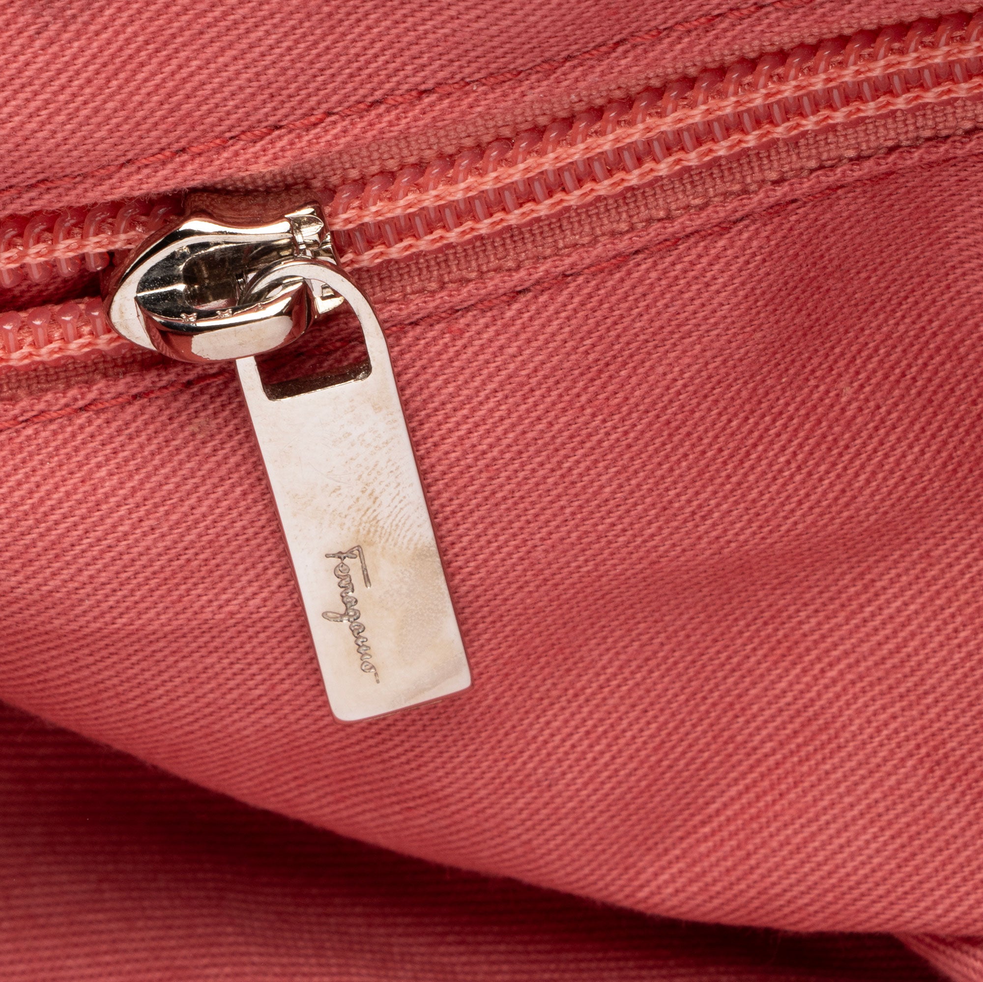 Salvatore Ferragamo Leather Gancini Marisa Satchel