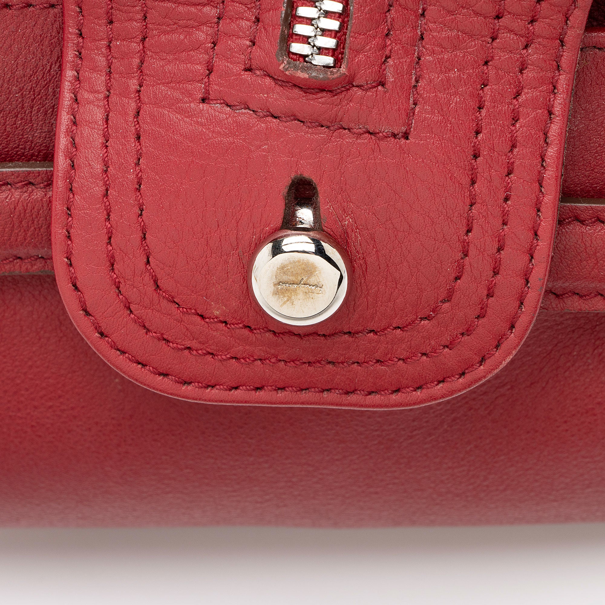 Salvatore Ferragamo Leather Gancini Marisa Satchel