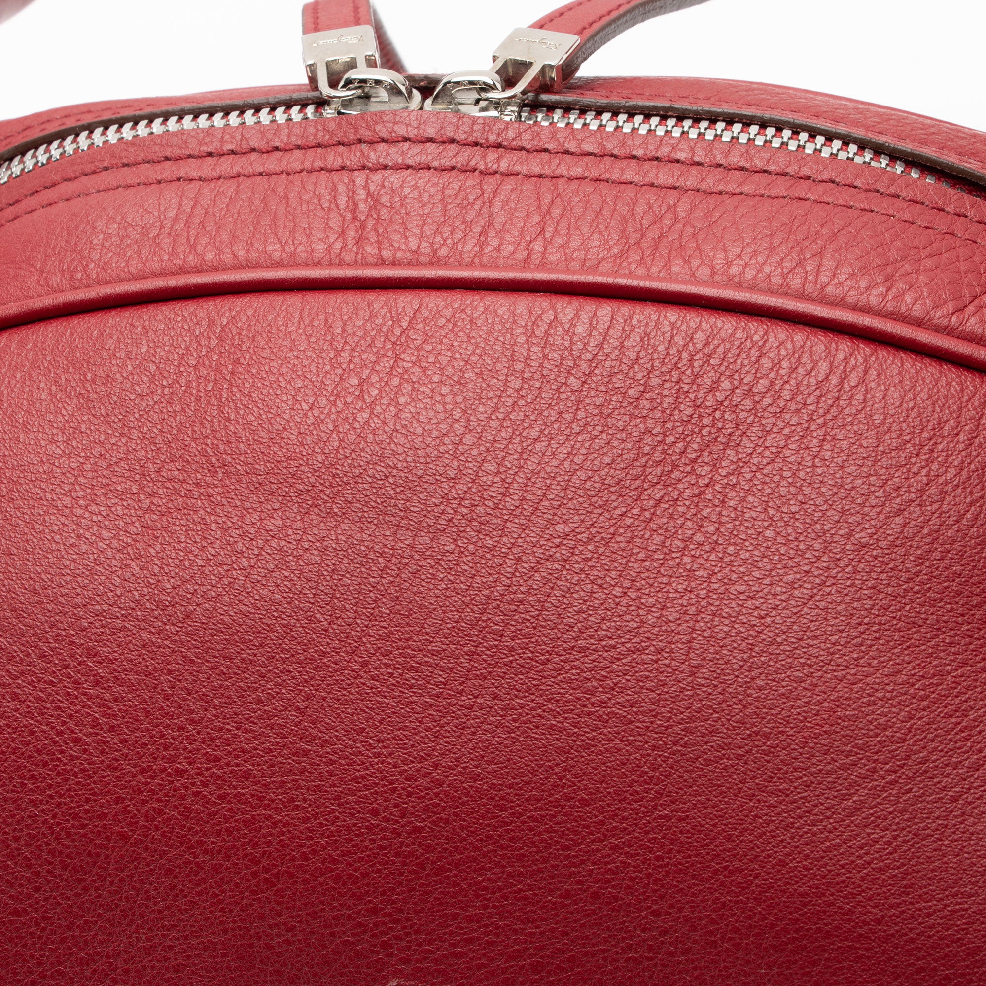 Salvatore Ferragamo Leather Gancini Marisa Satchel