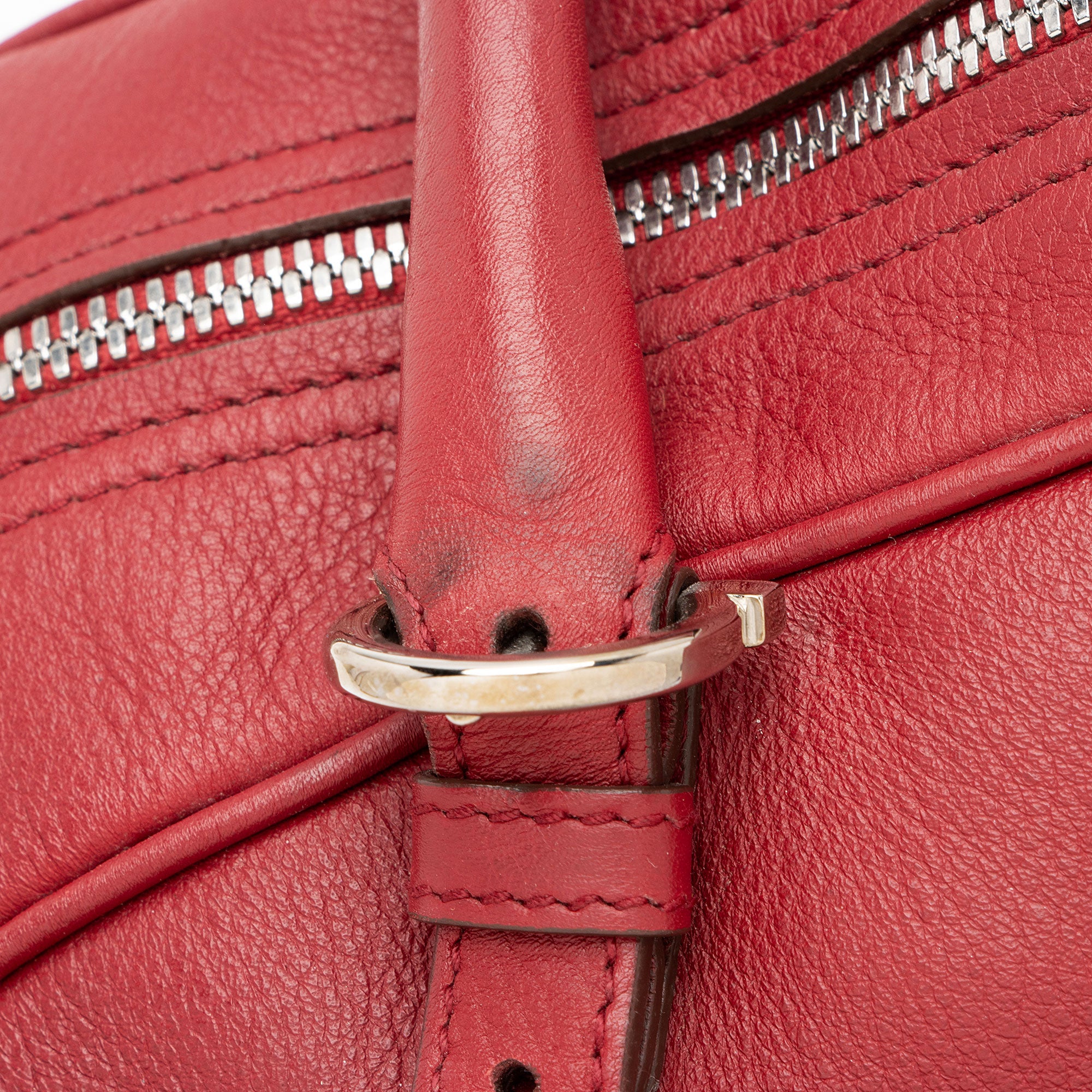 Salvatore Ferragamo Leather Gancini Marisa Satchel