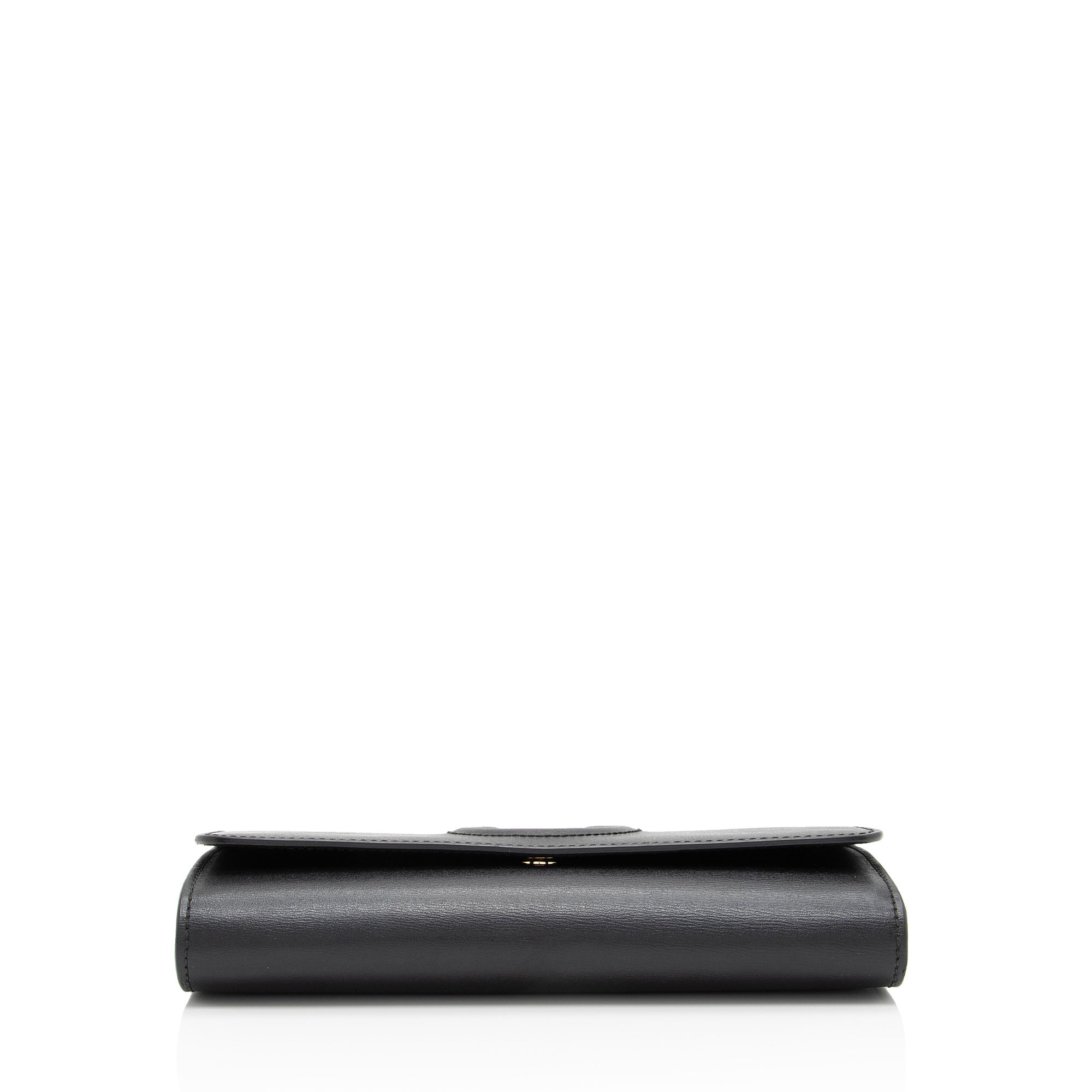 Salvatore Ferragamo Leather Gancini Wallet on Chain Bag (SHF-KGhxzb)