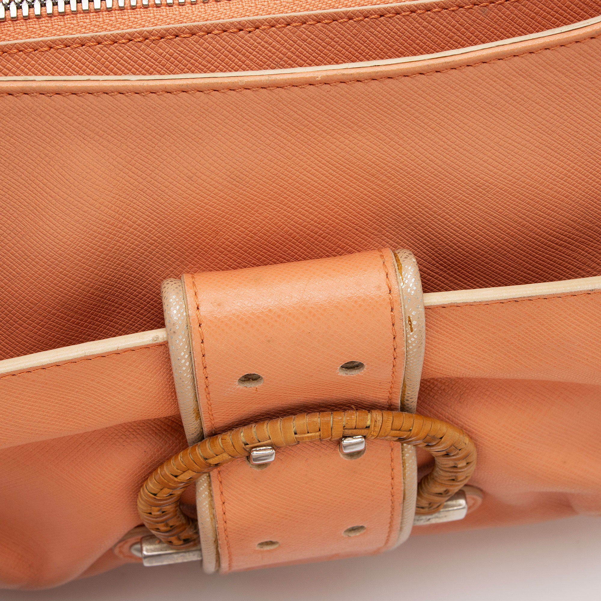 Salvatore Ferragamo Leather Gancio Buckle Hobo