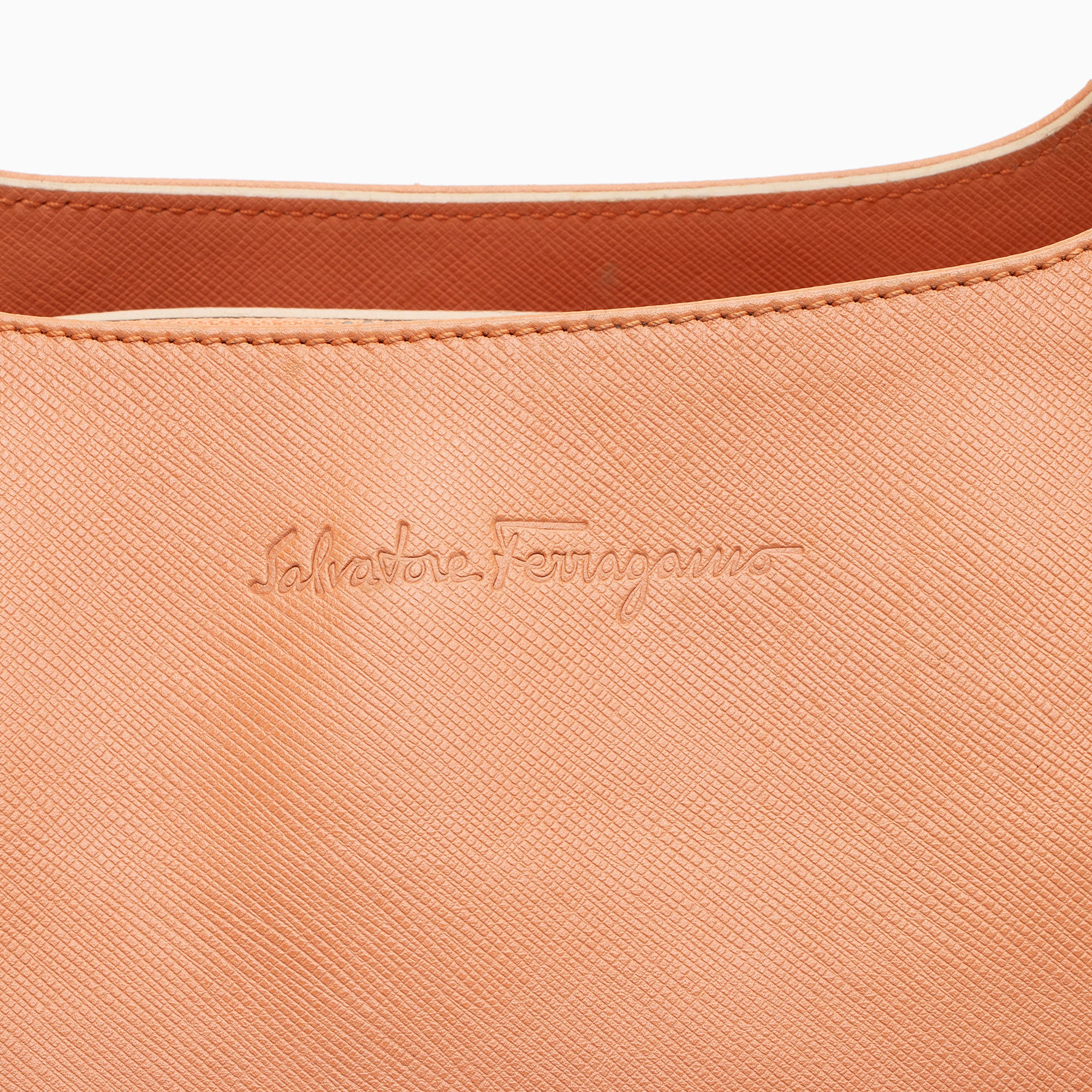 Salvatore Ferragamo Leather Gancio Buckle Hobo