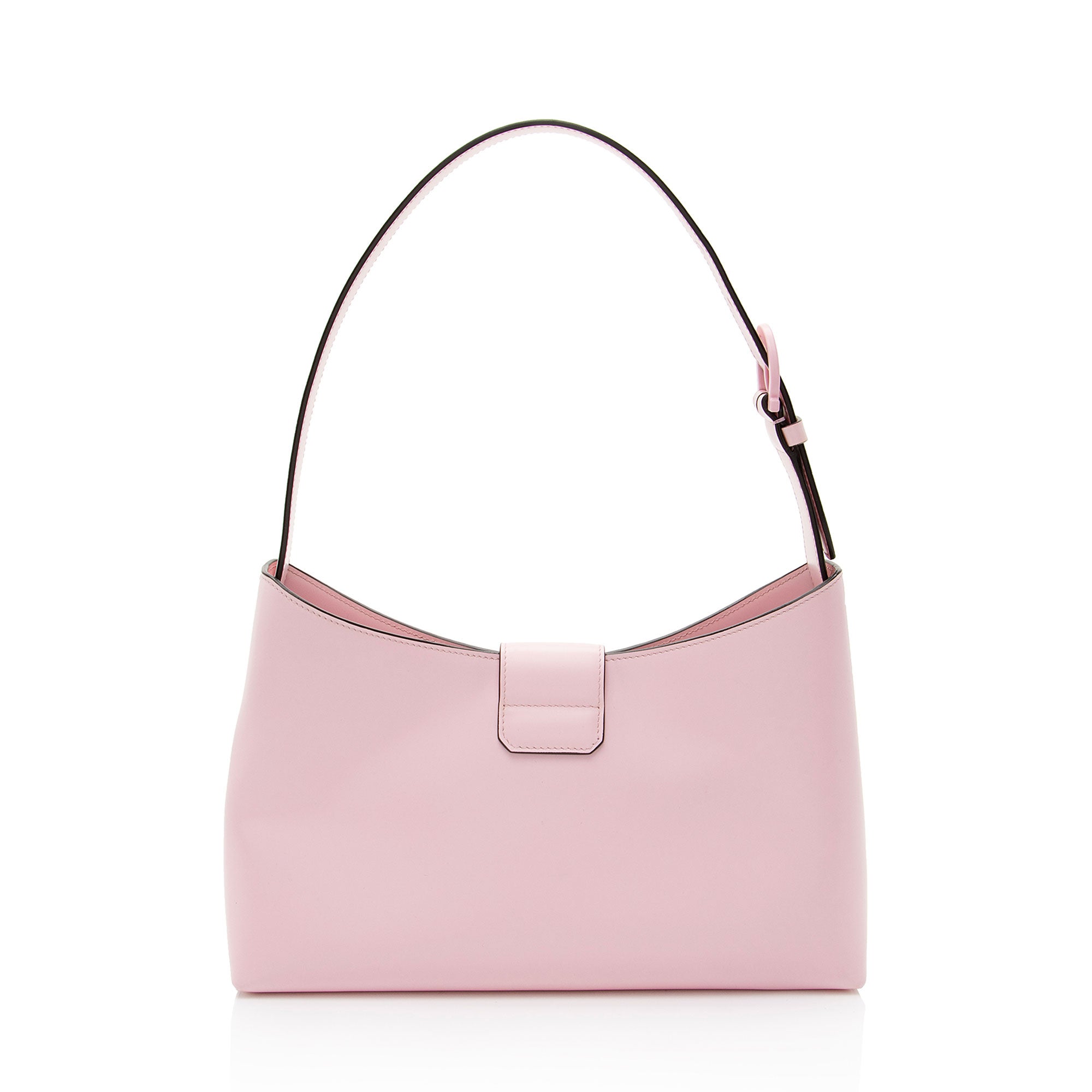 Ferragamo Leather Gancio Trifolio Small Shoulder Bag