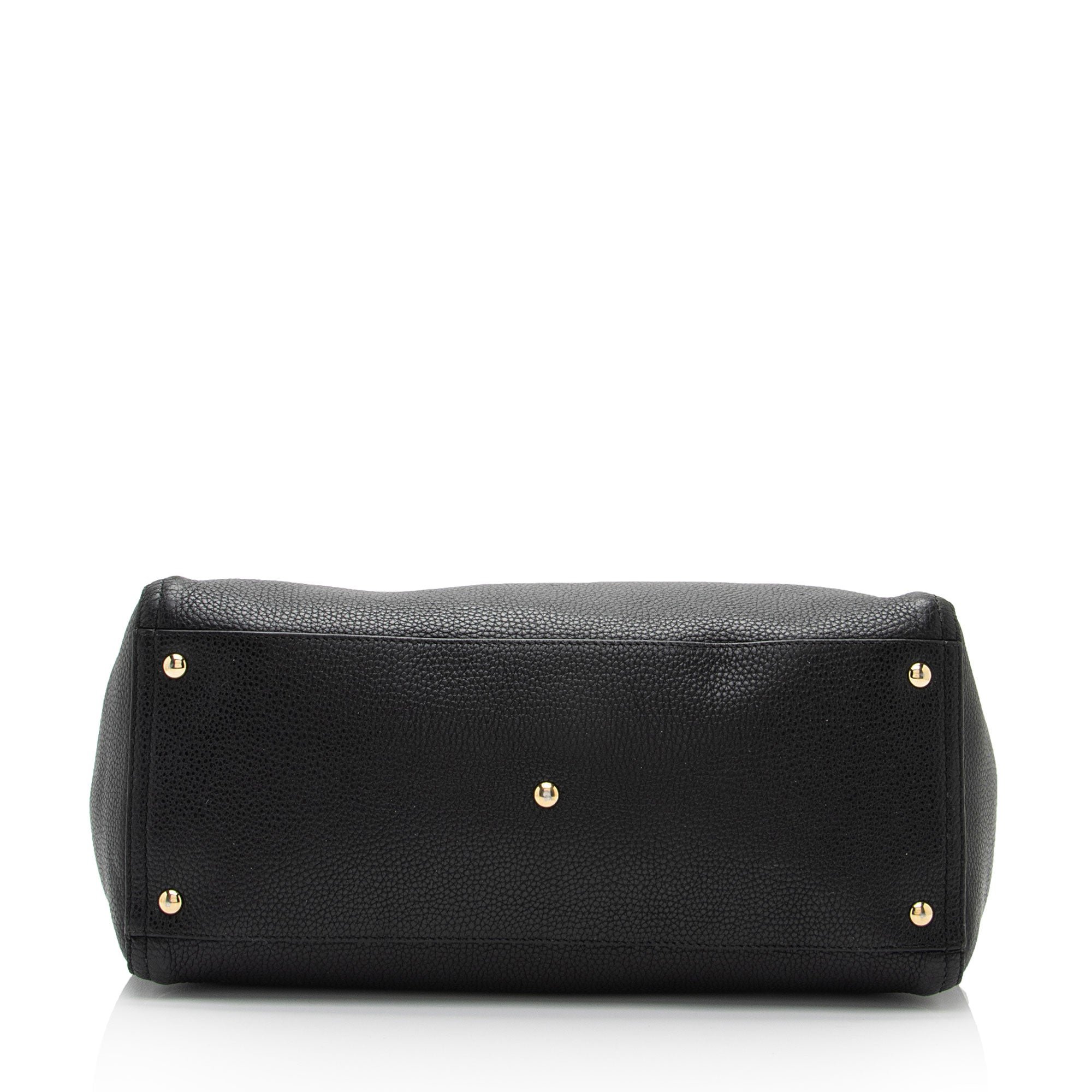 Salvatore Ferragamo Leather Nencia Tote (SHF-8FNEBa)