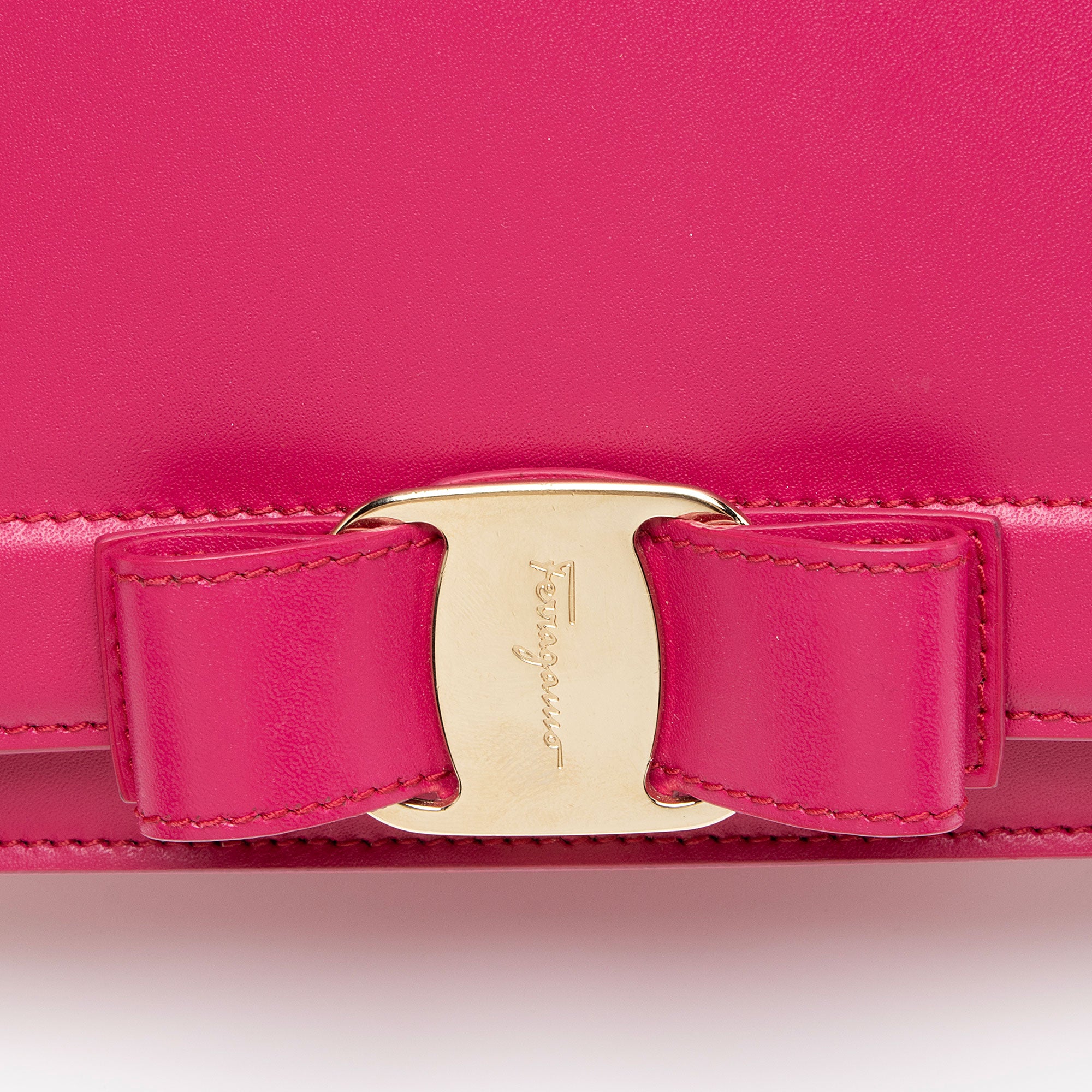 Salvatore Ferragamo Leather Vara Rainbow Small Crossbody