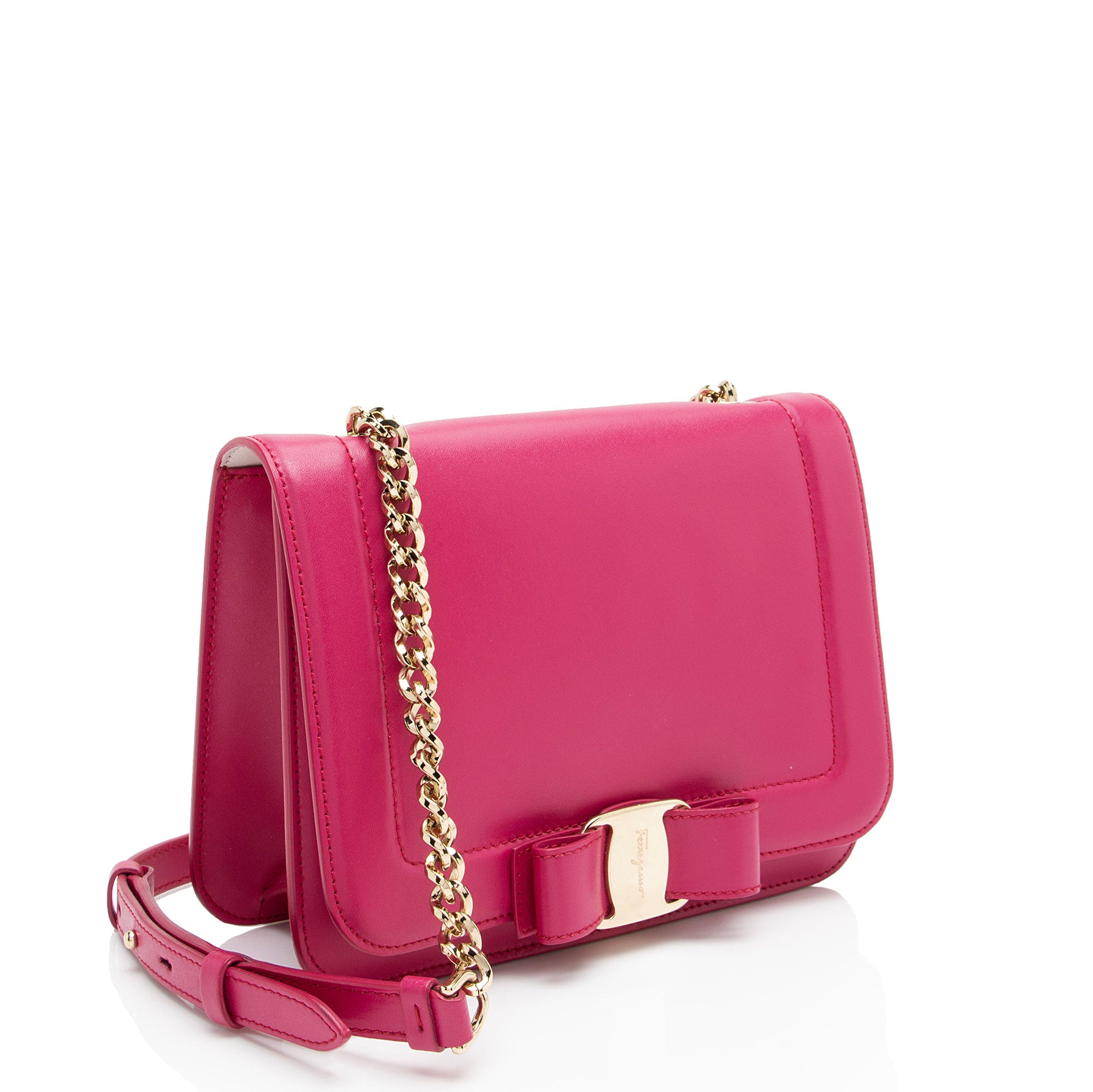 Salvatore Ferragamo Leather Vara Rainbow Small Crossbody