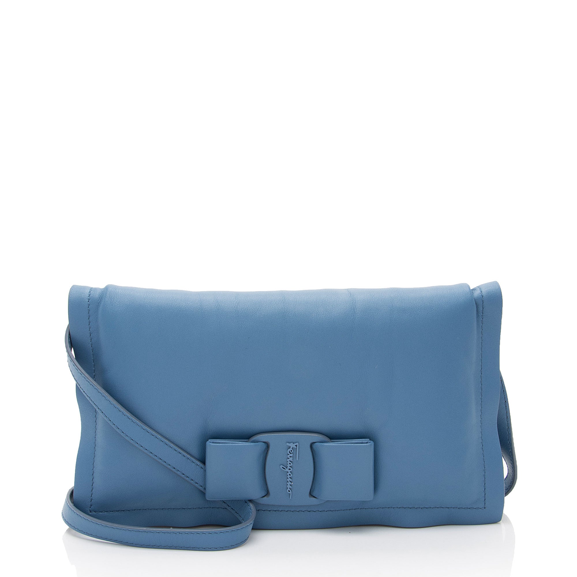 Ferragamo Leather Viva Bow Mini Bag