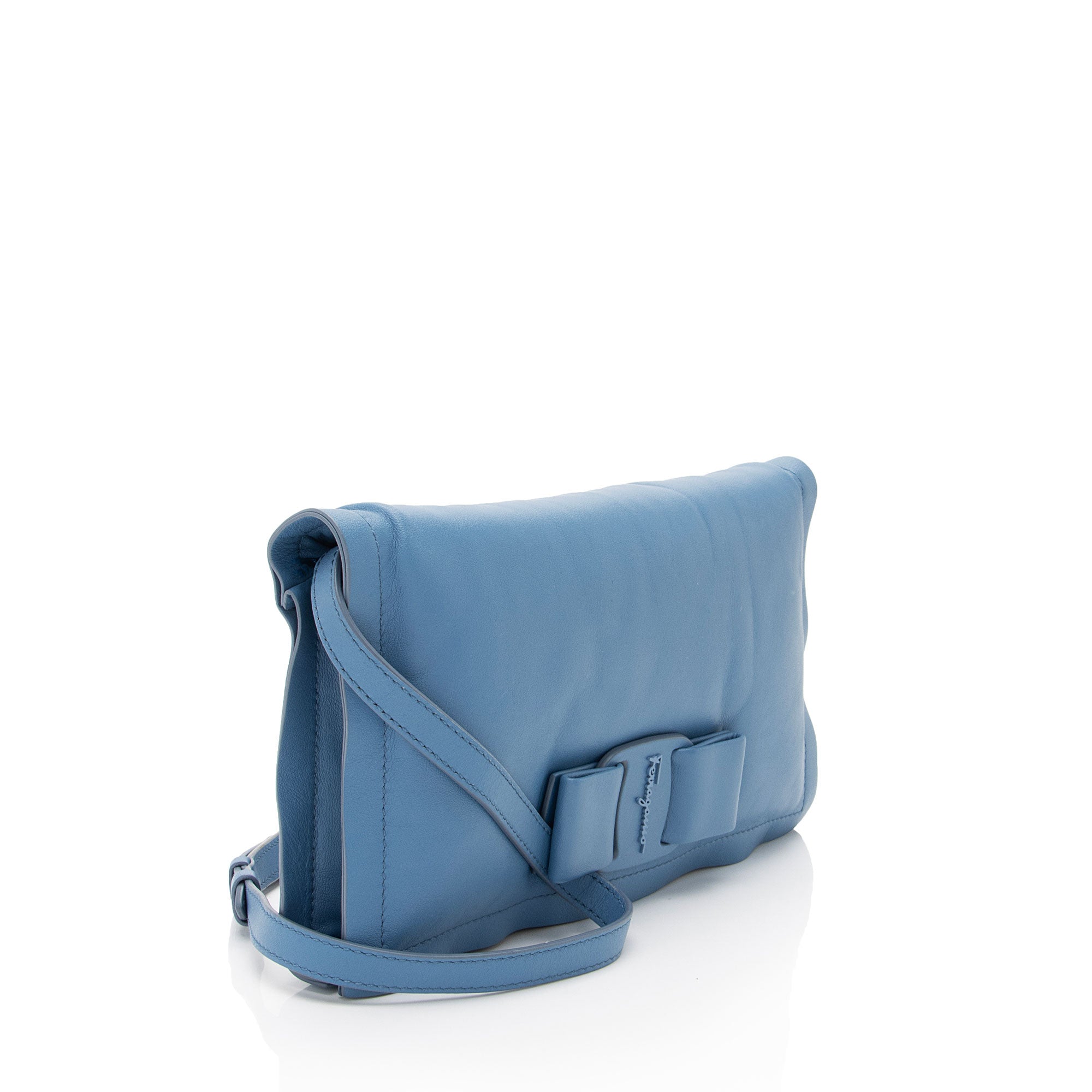 Ferragamo Leather Viva Bow Mini Bag