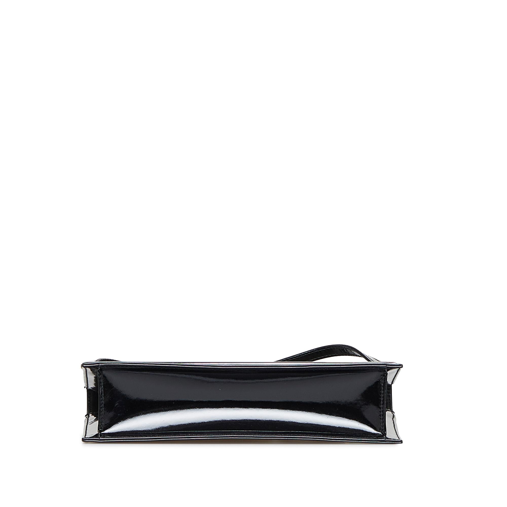 Salvatore Ferragamo Patent Leather Shoulder Bag (SHG-TLBg77)