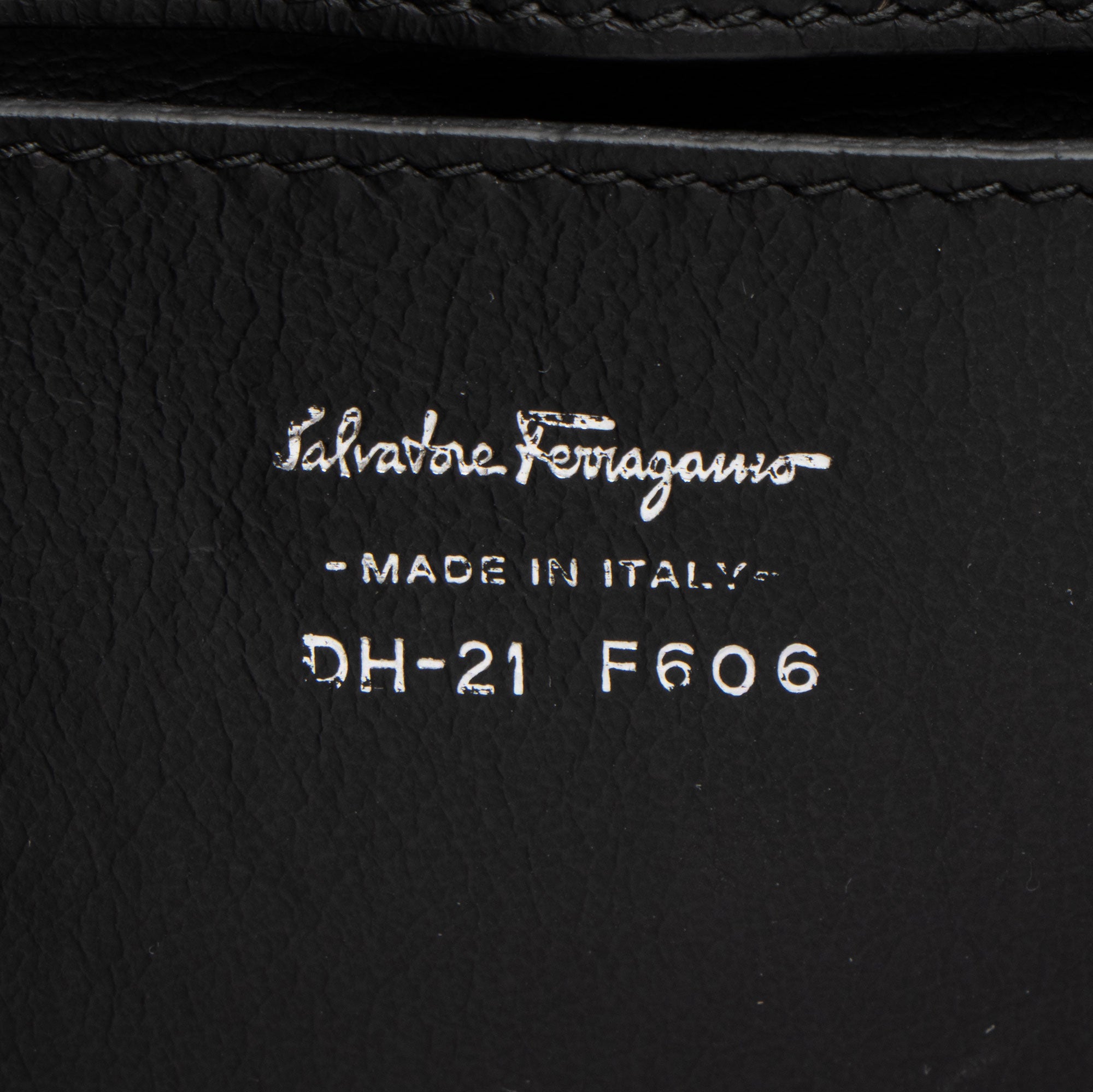 Salvatore Ferragamo Python Tricolor Sofia Medium Top Handle (SHF-PH9n6v)