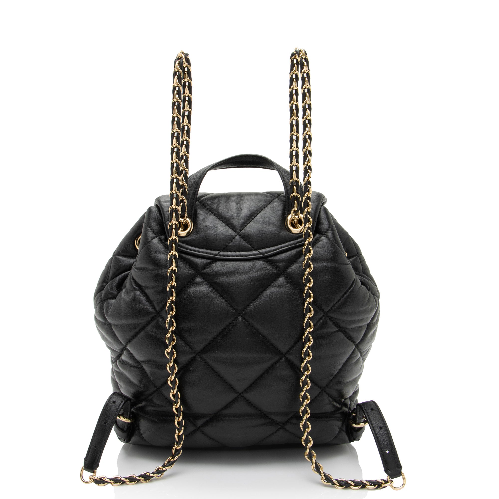 Salvatore Ferragamo Quilted Calfskin Giuliette Backpack (SHF-wZ9niM)
