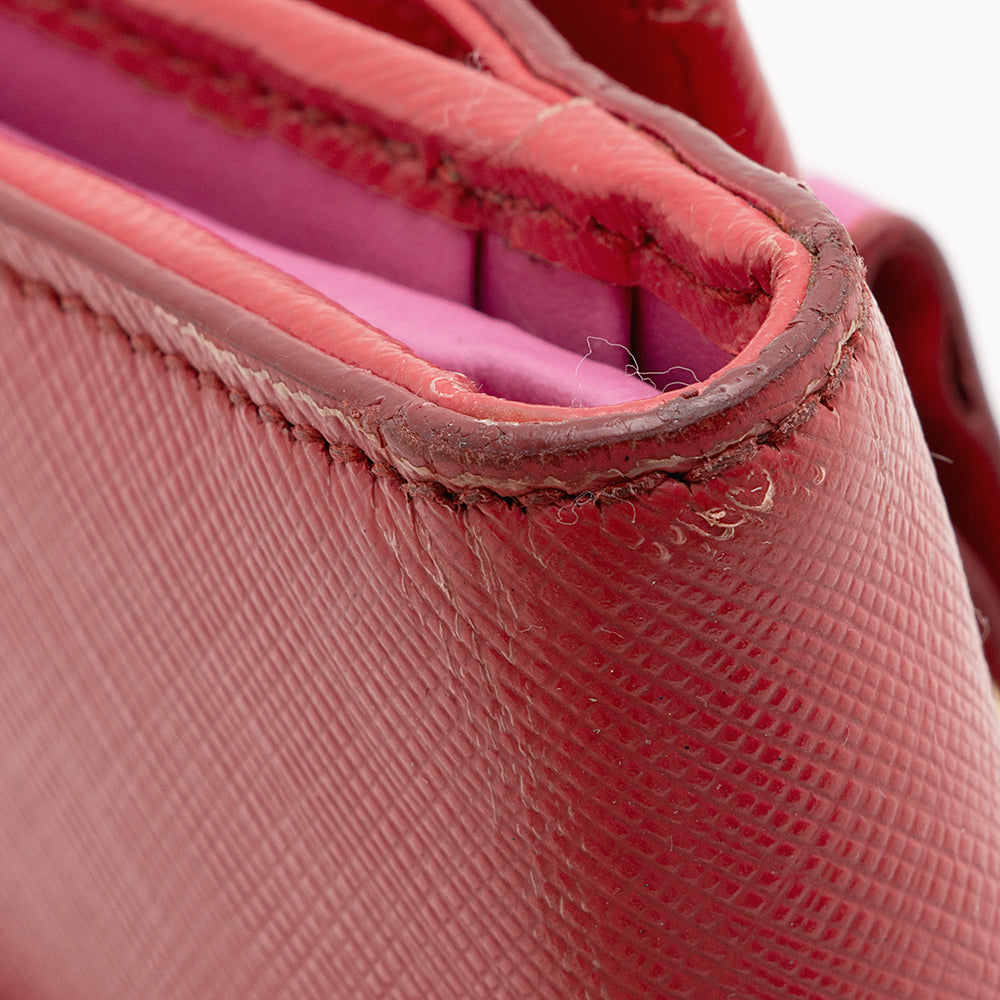 Salvatore Ferragamo Saffiano French Wallet (SHF-22091)