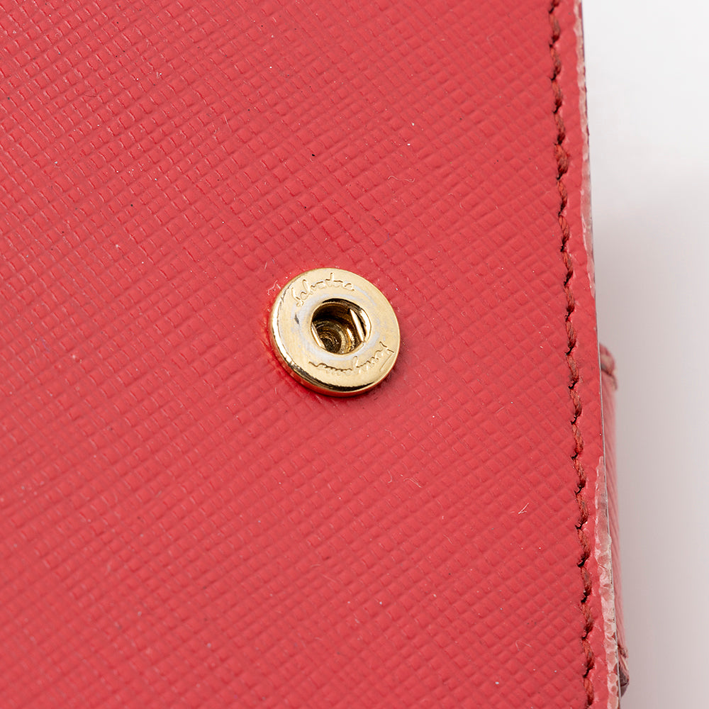 Salvatore Ferragamo Saffiano French Wallet (SHF-22091)